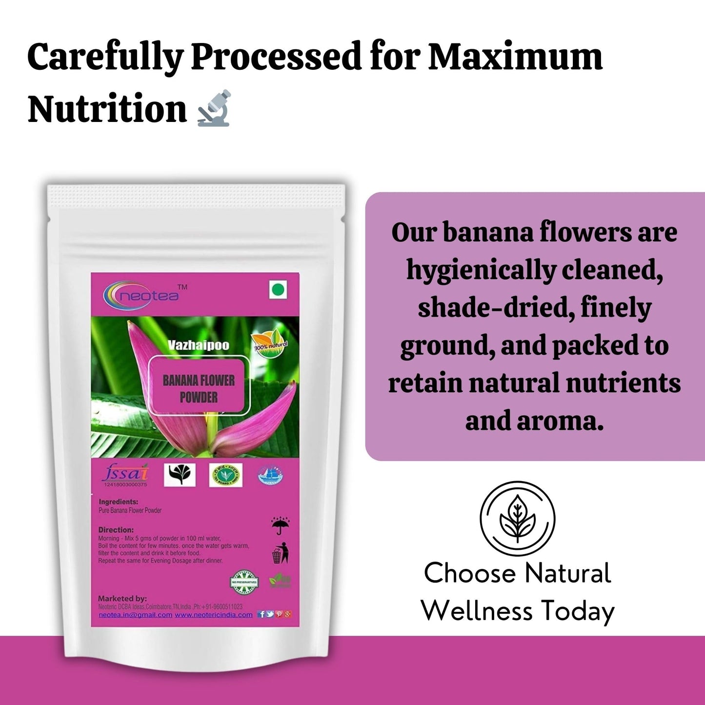 Neotea Musa Flower Powder Powder 10.5822