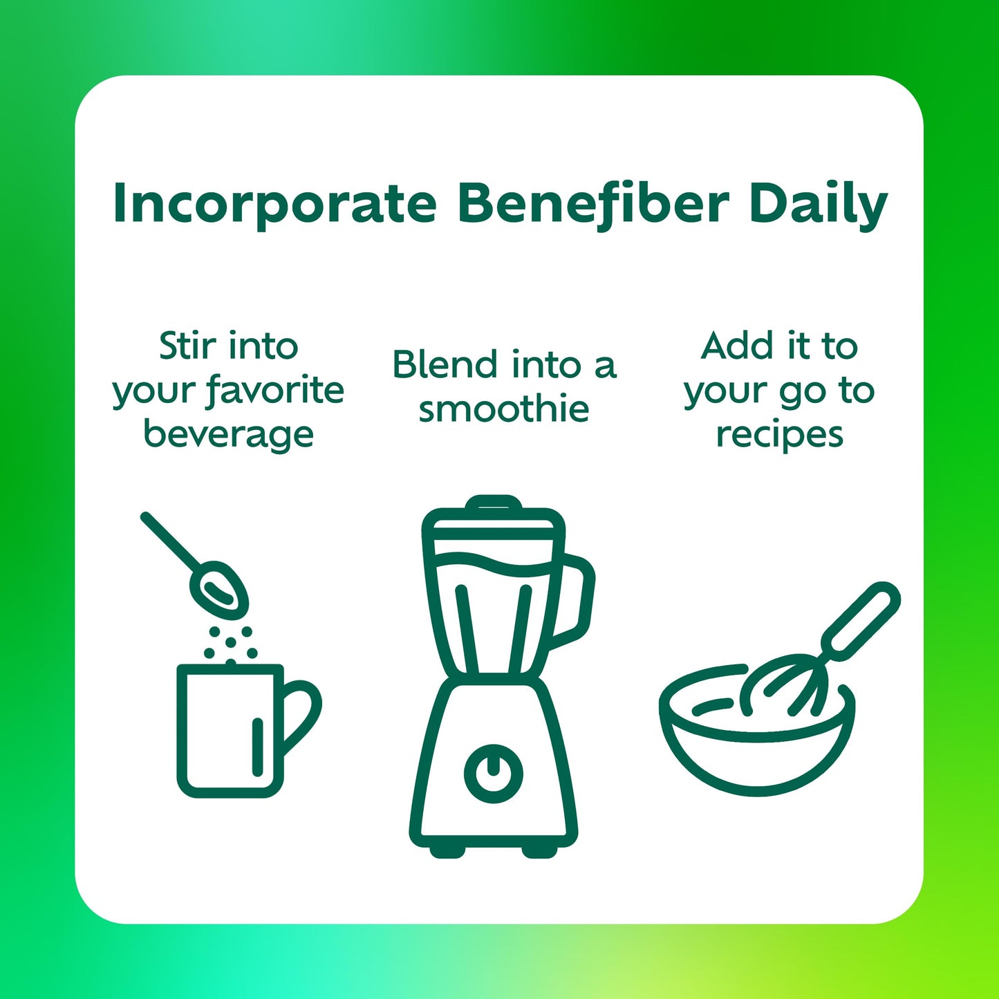 Benefiber On The Go Prebiotic Fiber Supplement Powder, Unflavored, 112 Count