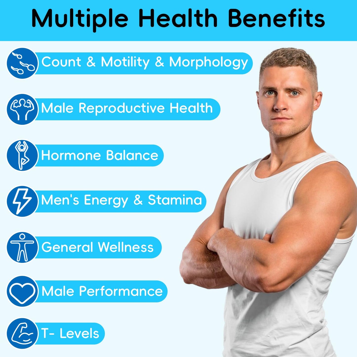 Chisytkiy Male Fertility Supplements Pre Conception For Him Sperm Count Motility Capsule 90 Count