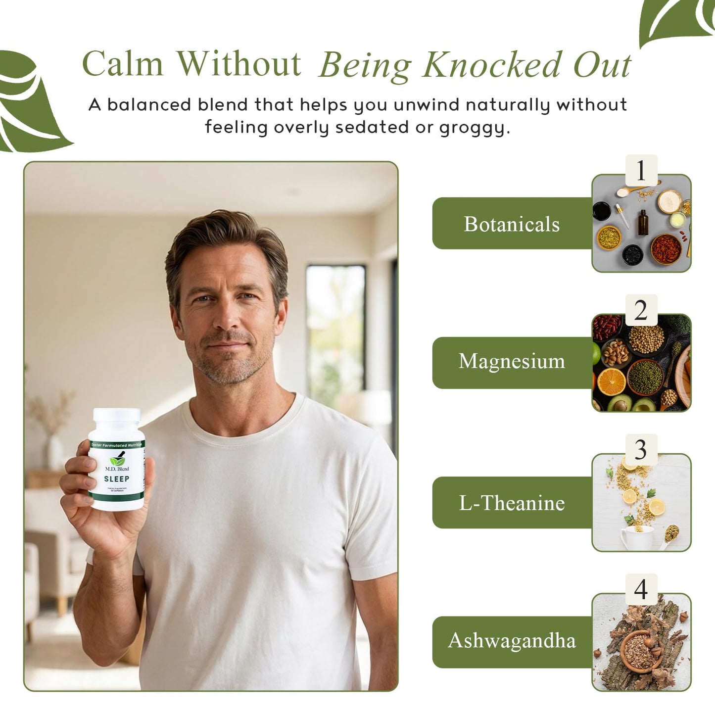 M.D. Blend Sleep Capsules, 30 Count