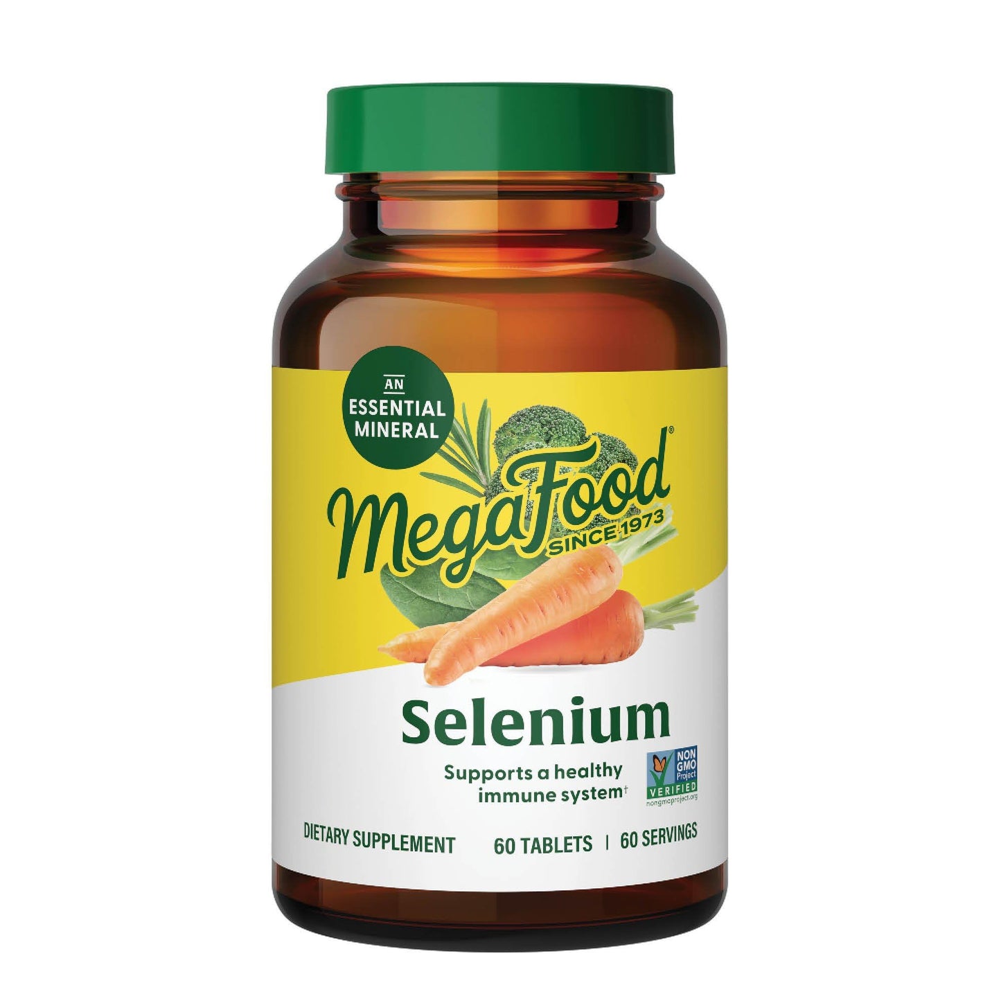 MegaFood Selenium 50 mcg Tablets, 60 Count