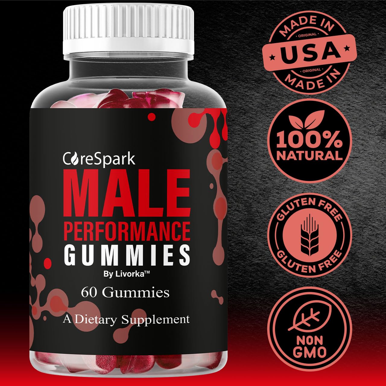 LIVORKA CoreSpark Gummies 300 Gummies