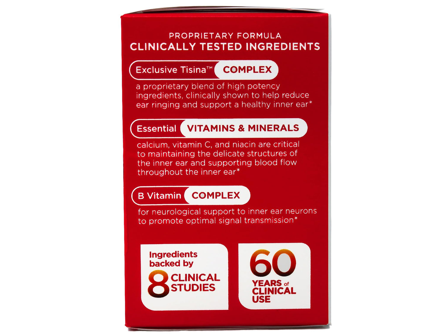 Lipo-Flavonoid Dietary Supplement Caplets for Ear Ringing 100 Count