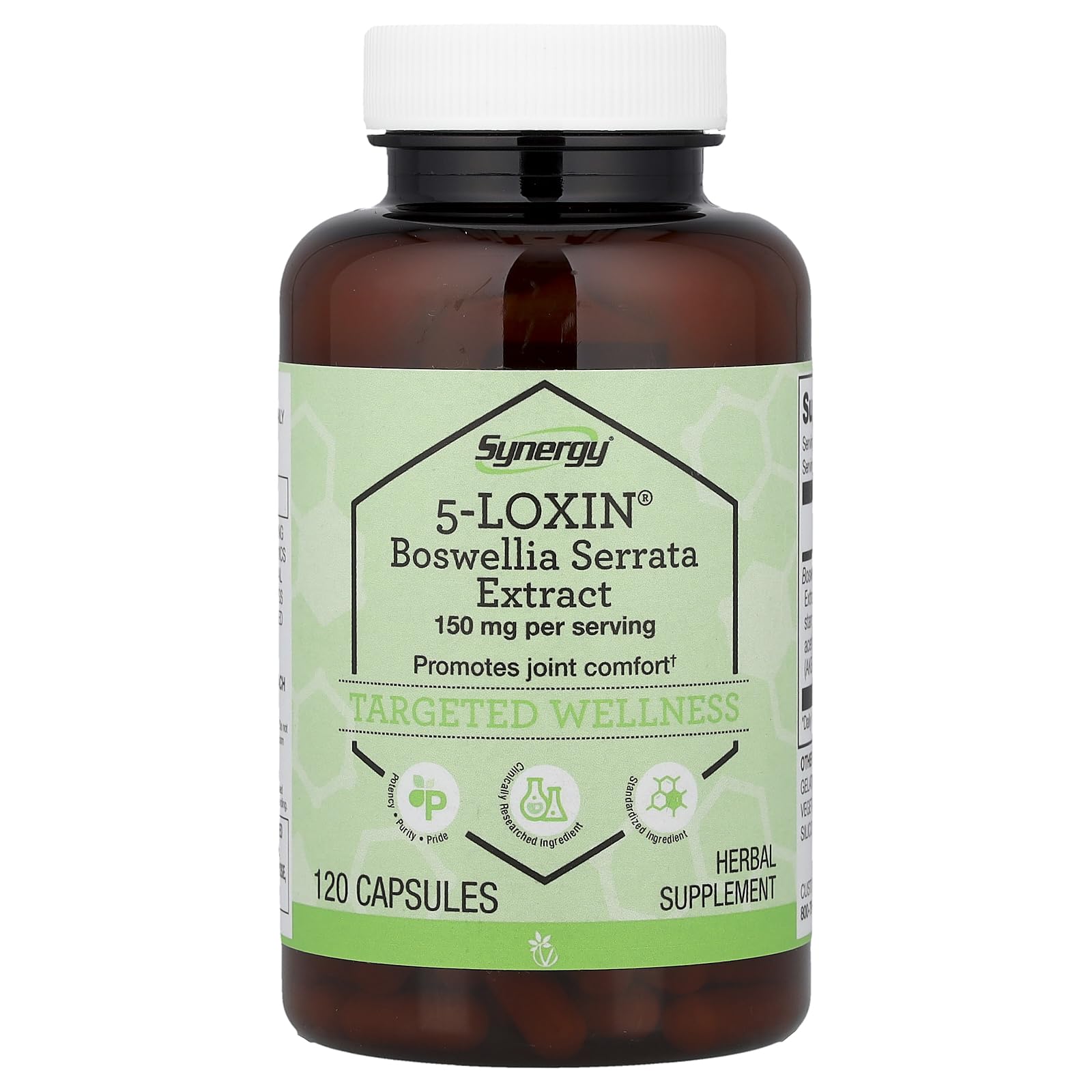 Vitacost Synergy 5-Loxin Boswellia Serrata Extract Capsule, 120 Count