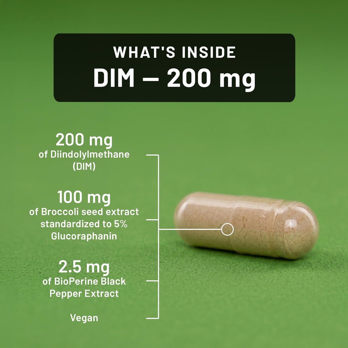 NatureWise DIM Diindolylmethane 200mg Caplets, 60 Count
