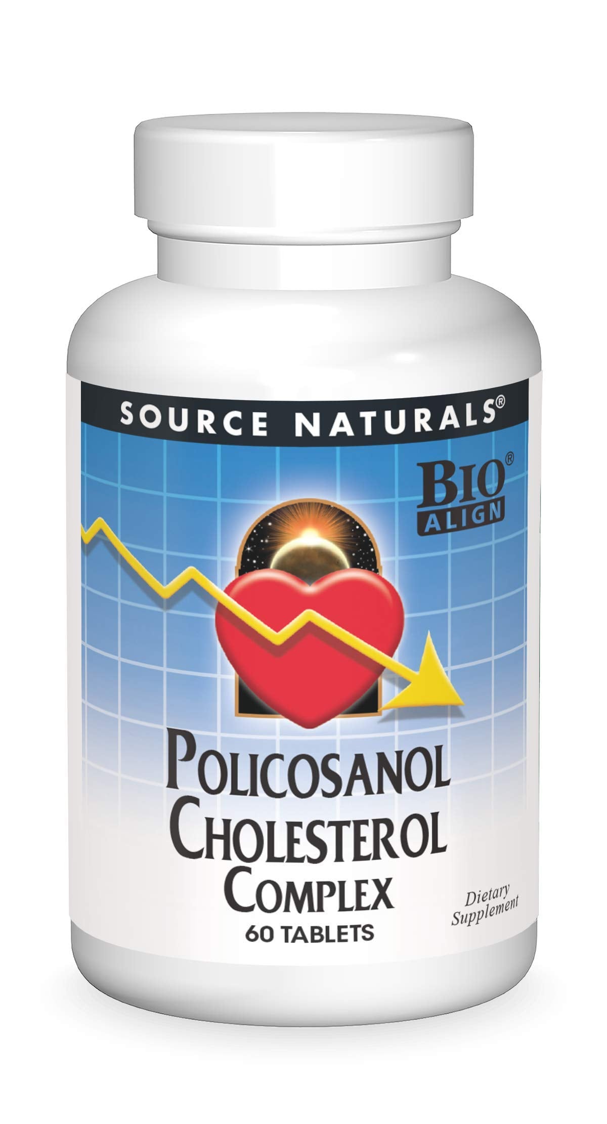 Source Naturals Policosanol Cholesterol Complex Tablet, 60 Tablets