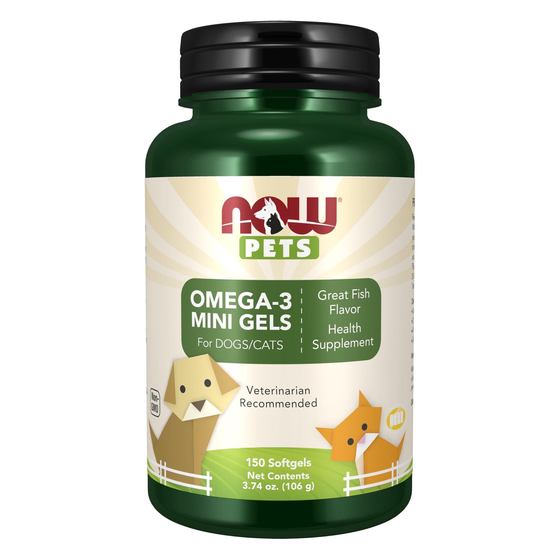 NOW Foods Omega 3 Mini Gels Soft Gels, 150 Softgels
