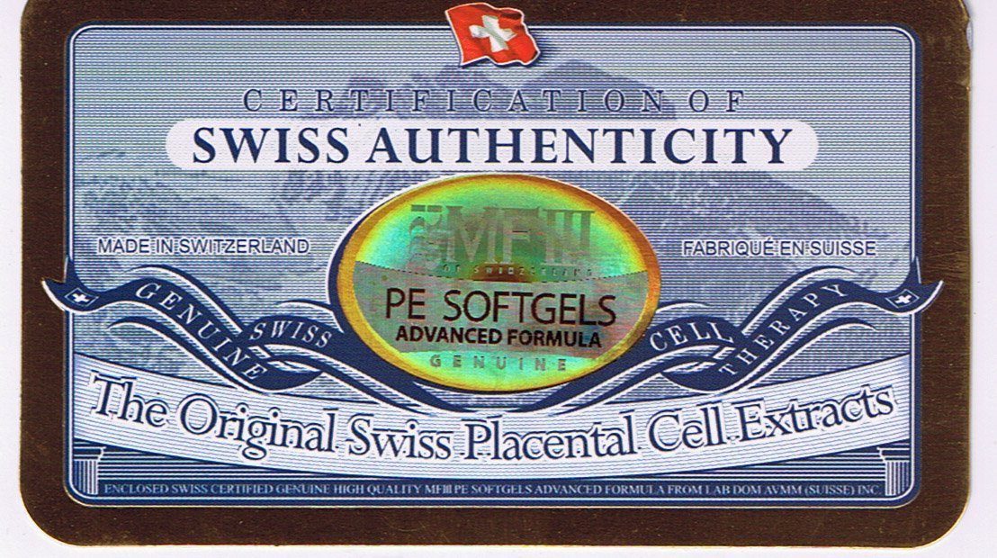 MFIII Original Swiss Placenta Softgel, 30 Count