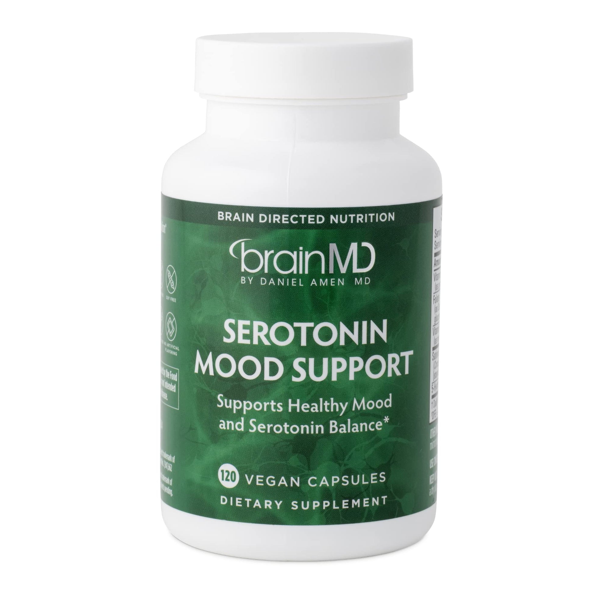 BRAINMD Dr Amen Serotonin Mood Support Capsules 120 Count