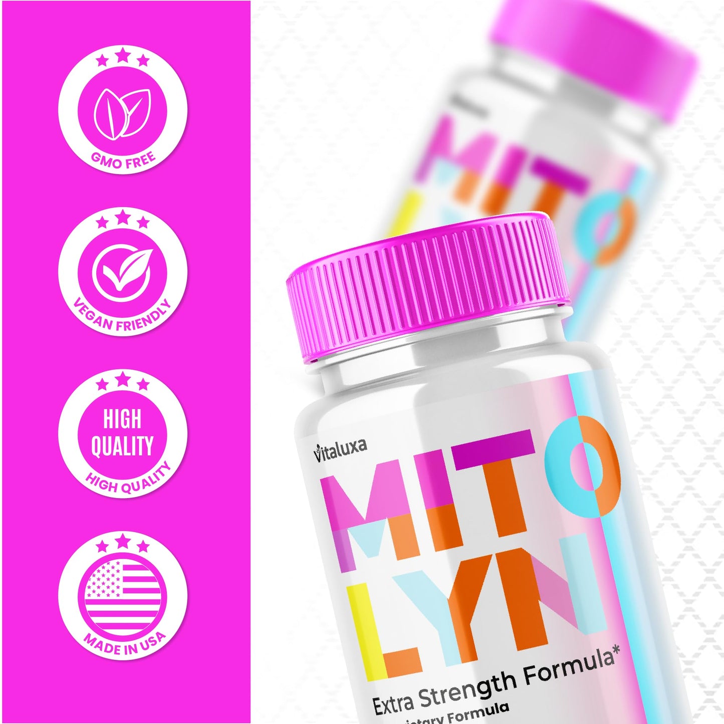Vitaluxa Mitolyn Weight Loss Pills 60 Capsules