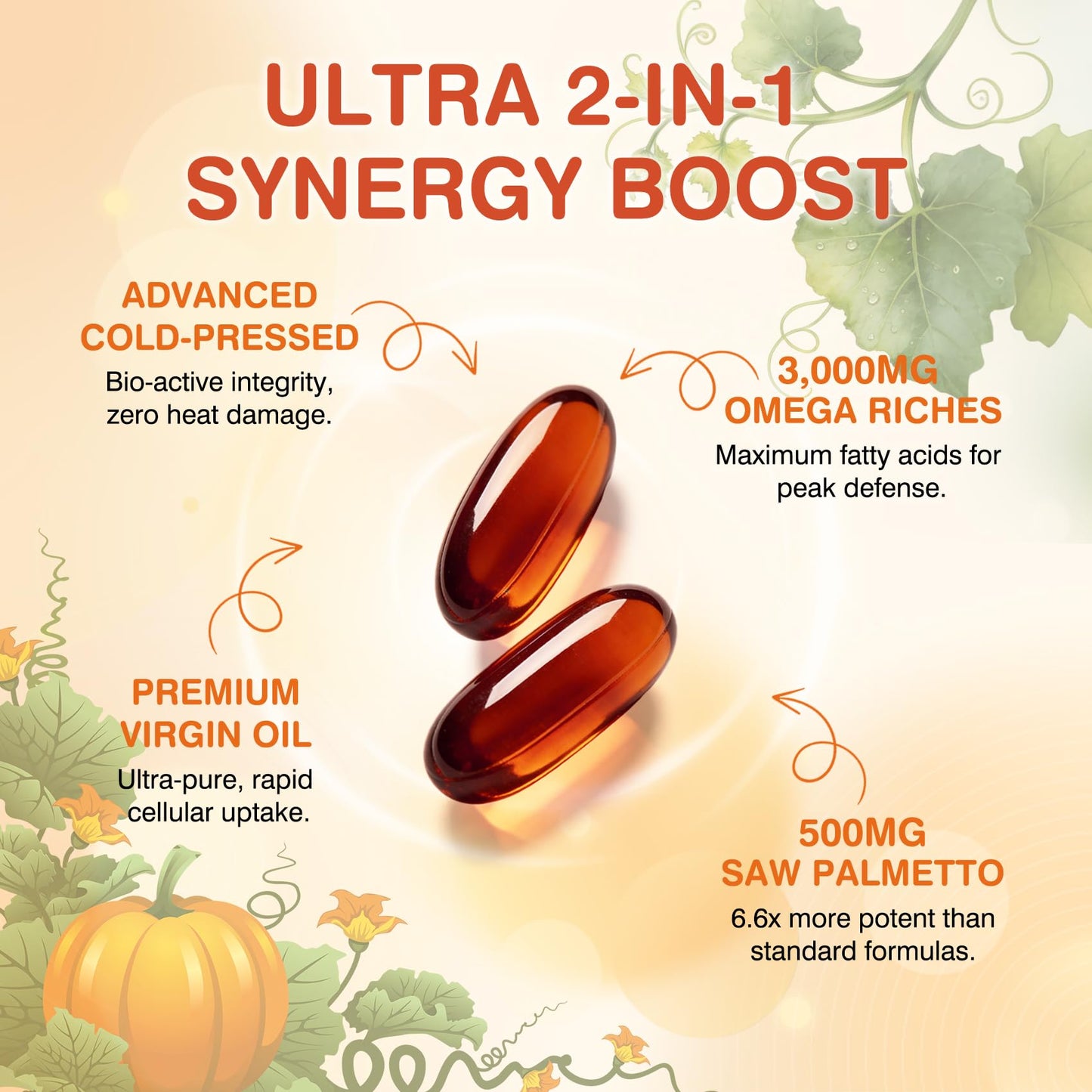 Isprelon Pumpkin Seed Oil with Saw Palmetto Softgels 180