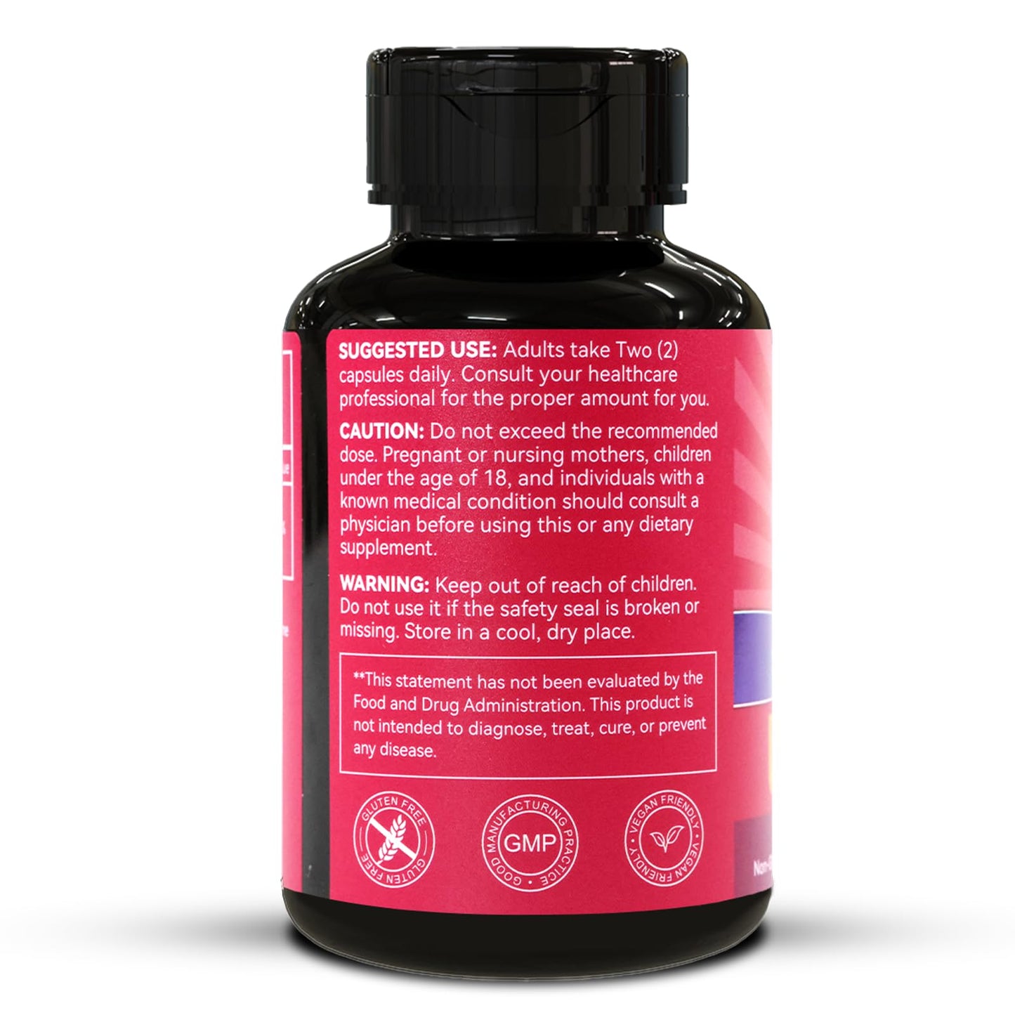 EAZGOO Magnesium Citrate 1250mg Capsules, 120 Capsules