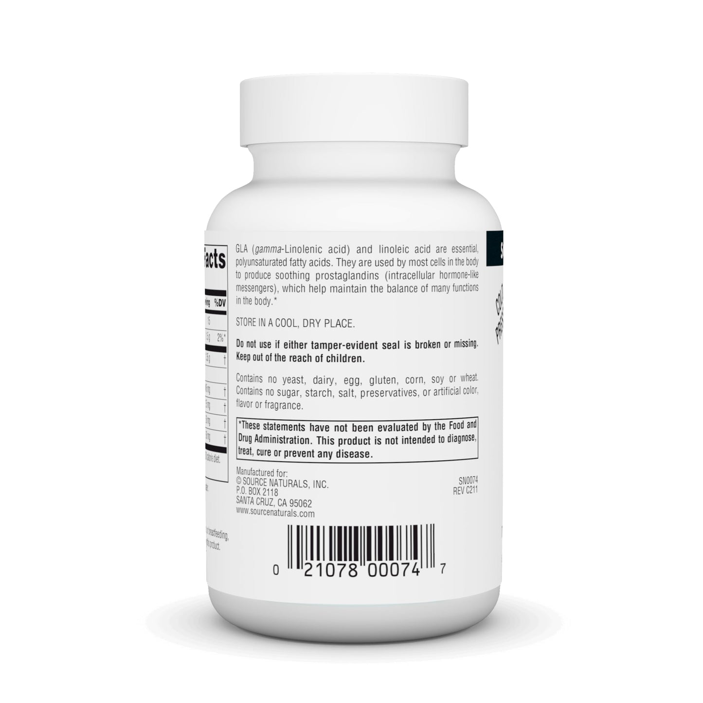 Source Naturals Evening Primrose Oil Softgels 30