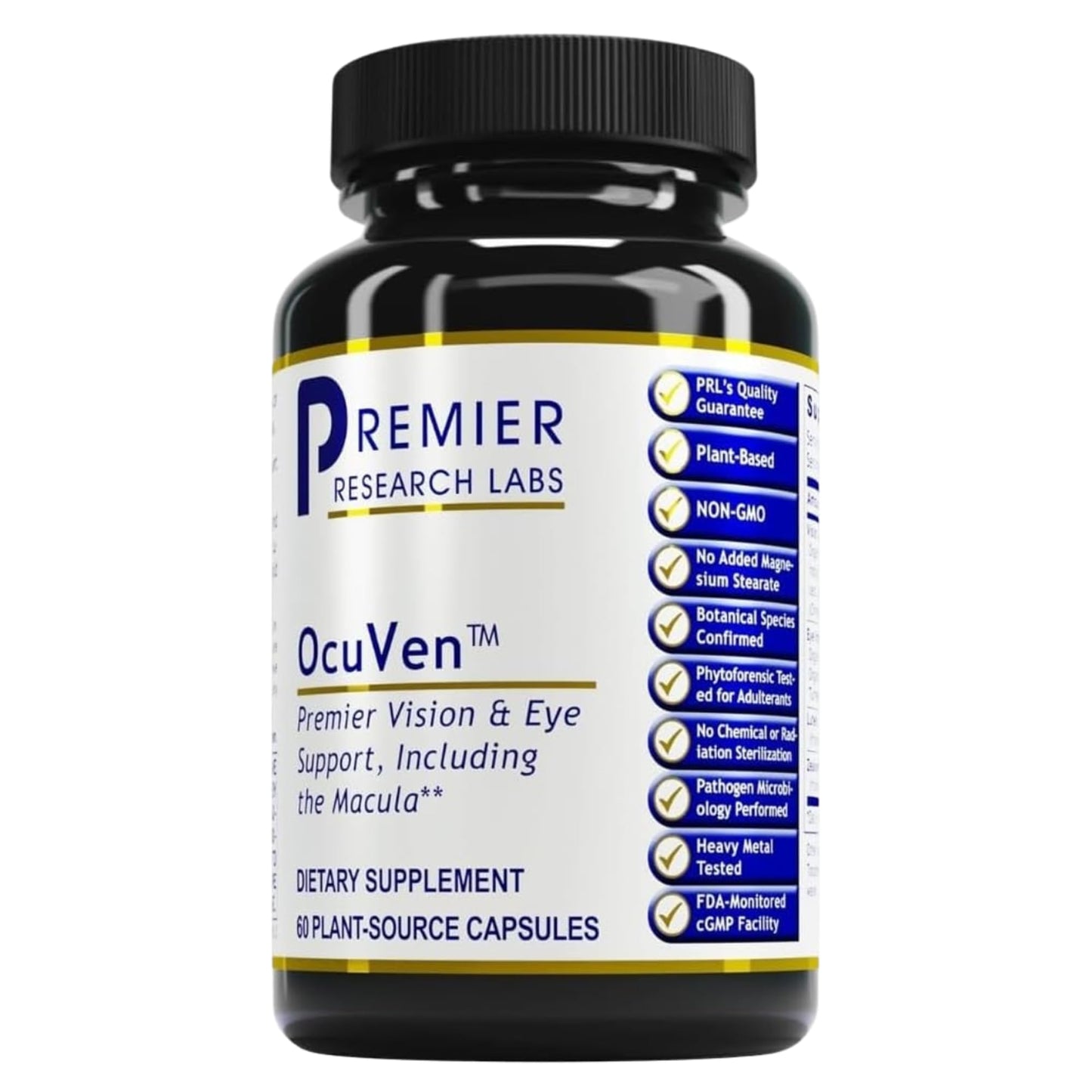 Premier Research Labs OcuVen Lutein & Zeaxanthin Eye Health Supplement, Capsules, 60 Count