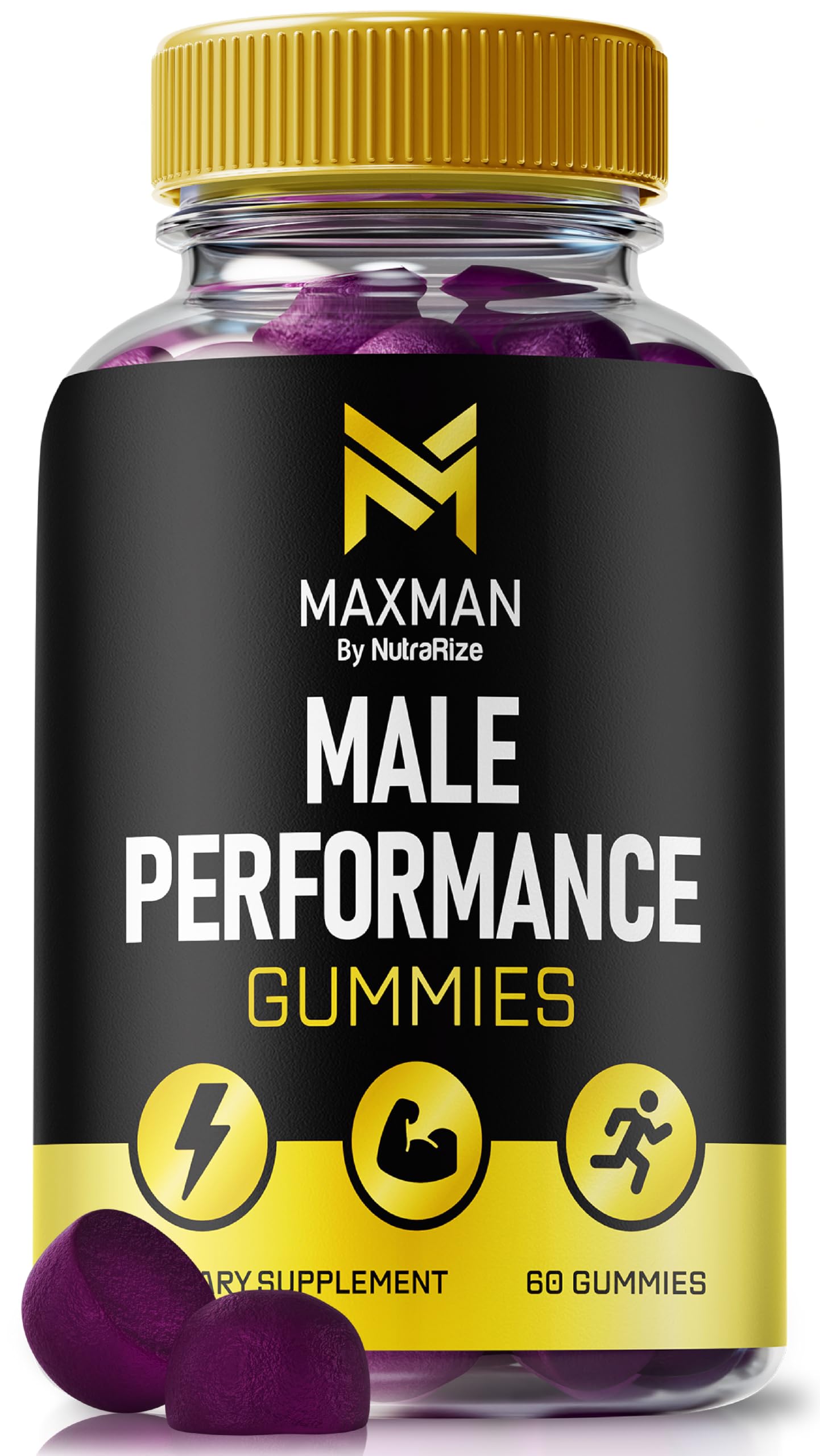NutraRize MaxMen Male Gummies 60 Gummies