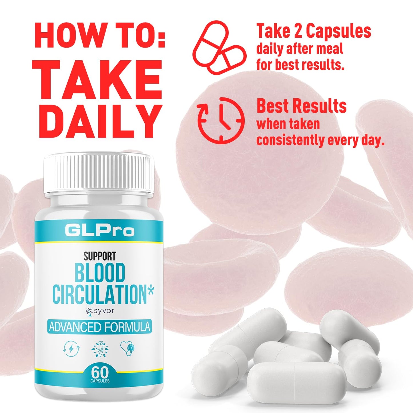 Syvor GLPro Blood Capsules 300 Capsules