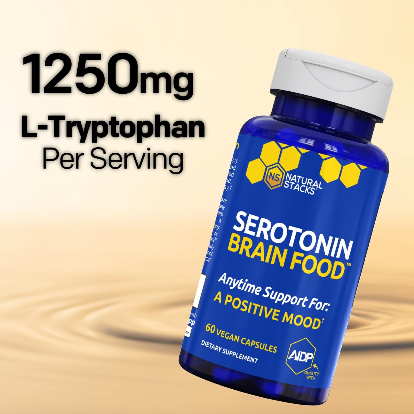 NATURAL STACKS MagTech Magnesium + Serotonin Brain Food Bundle 2-Pack, Capsules, 150 Total Capsules