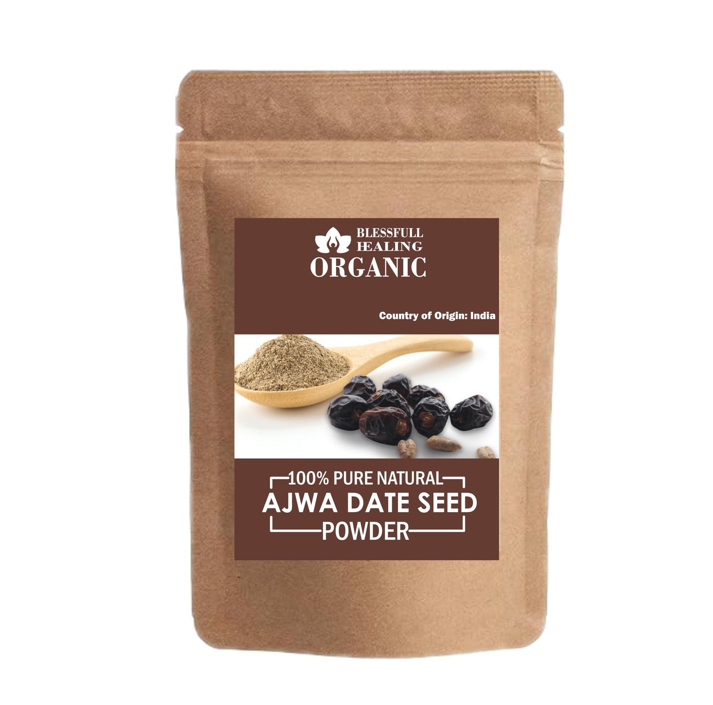 Blessfull Healing Ajwa Date Seed Powder, 3.5274 oz