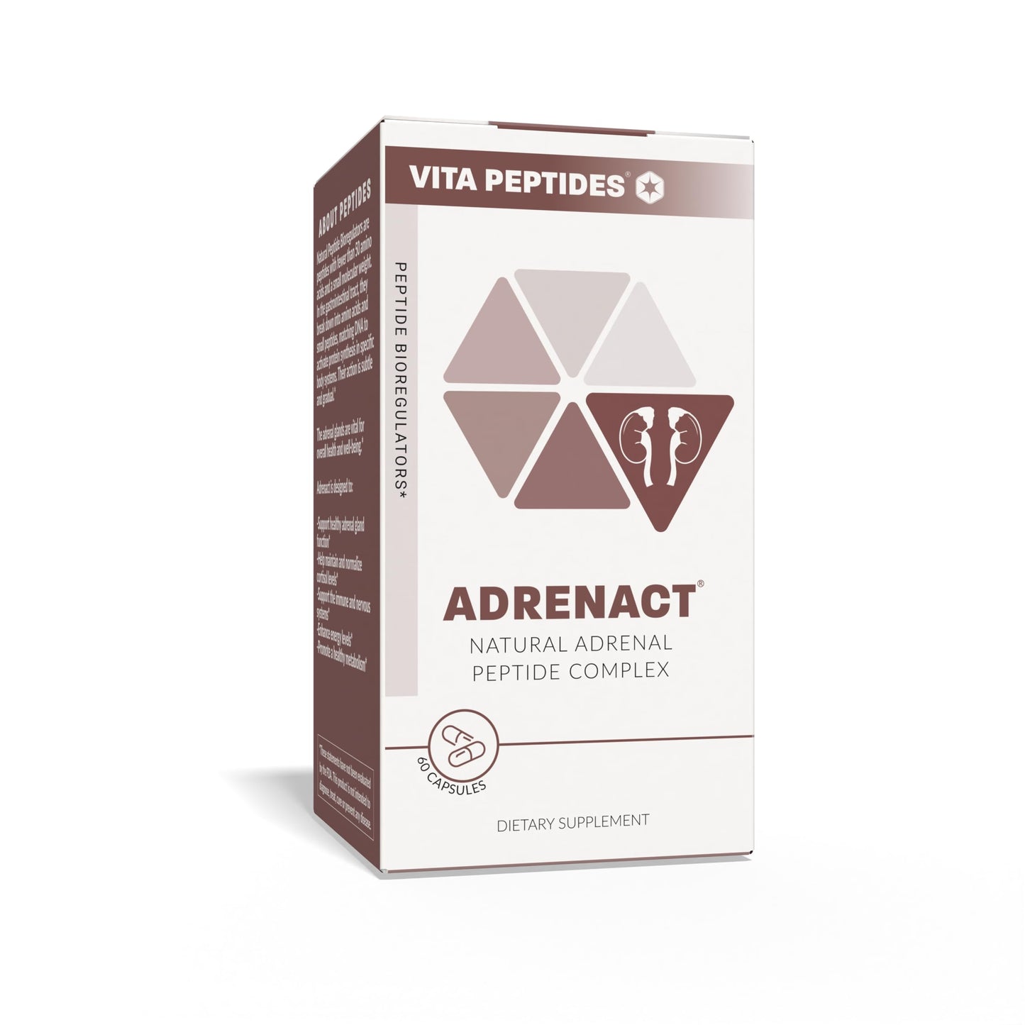 Vita Peptides Adrenact Adrenal Natural Peptide Bioregulator Capsules, 60 Capsules