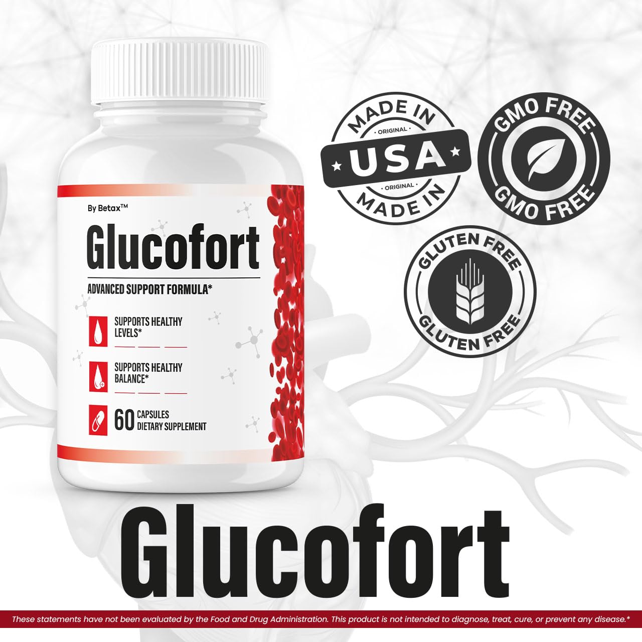 BetaX Glucofort Capsules, 60 Capsules