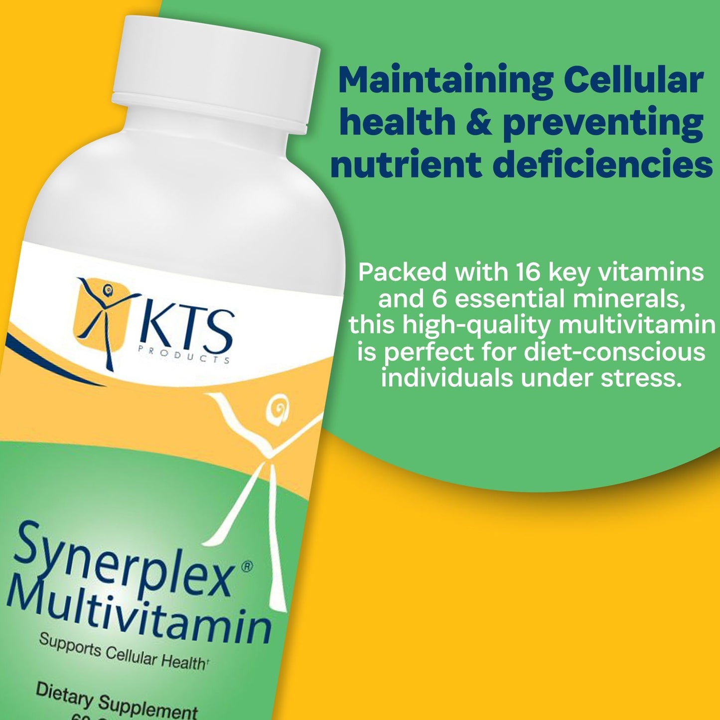 Synerplex Multivitamin - Complete Nutrition Every Day - Energy Support and Immunity Booster Capsules, 60