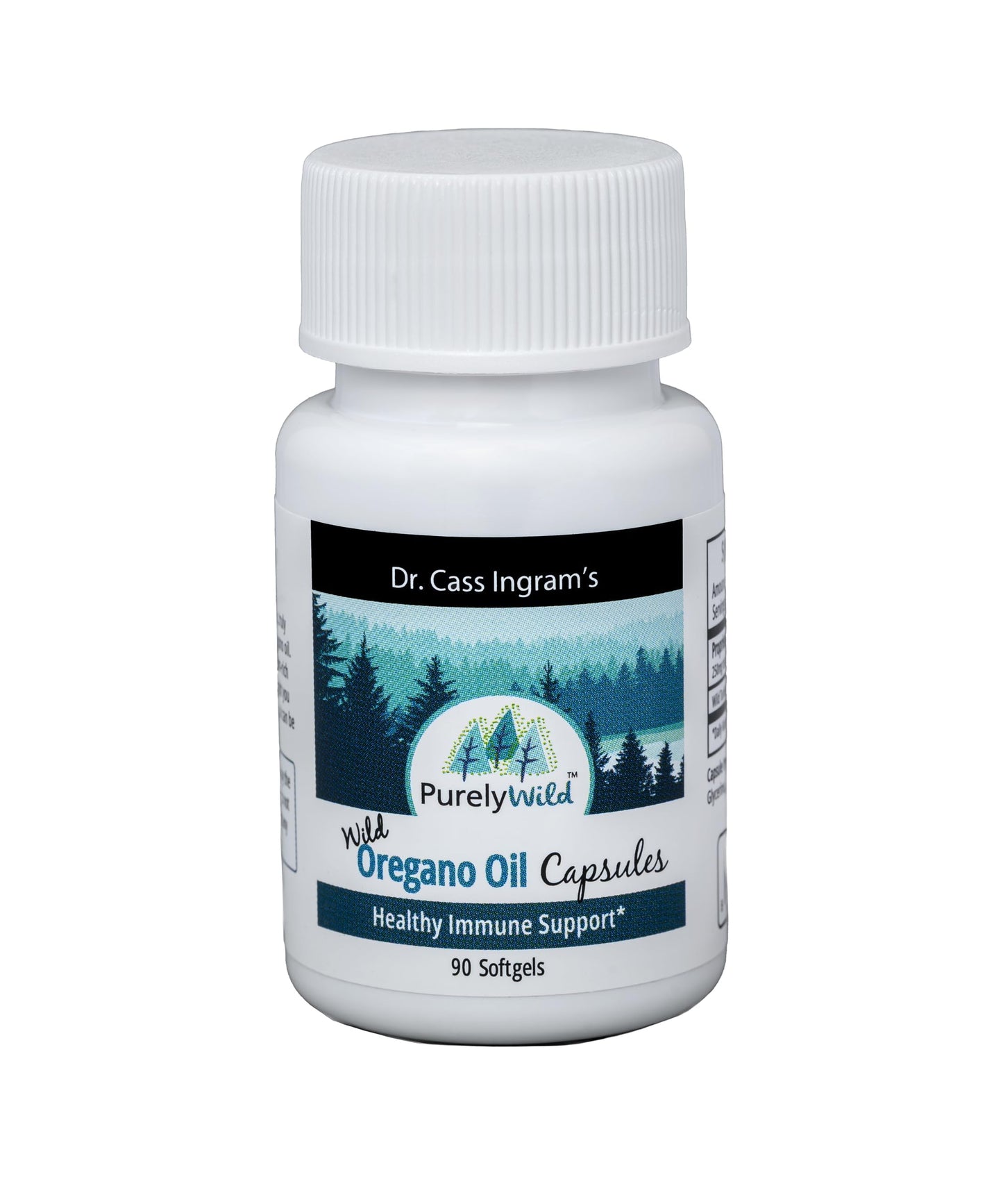 Purely Wild Dr. Cass Ingram's Oregano Oil Softgels, 90 Count