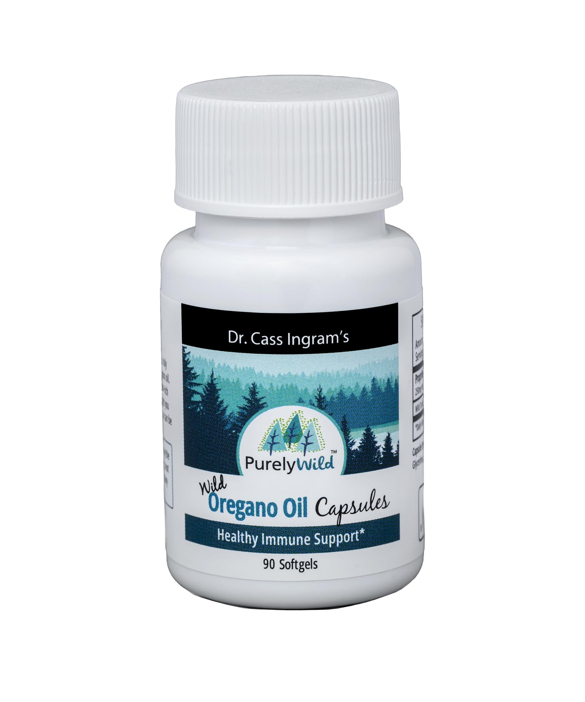 Purely Wild Dr. Cass Ingram's Oregano Oil Softgels, 90 Count