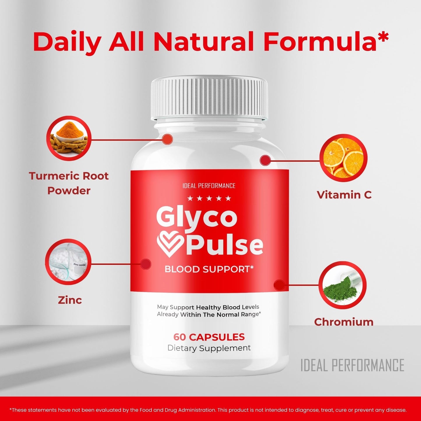 IDEAL PERFORMANCE Glyco Pulse Capsules 180 Count
