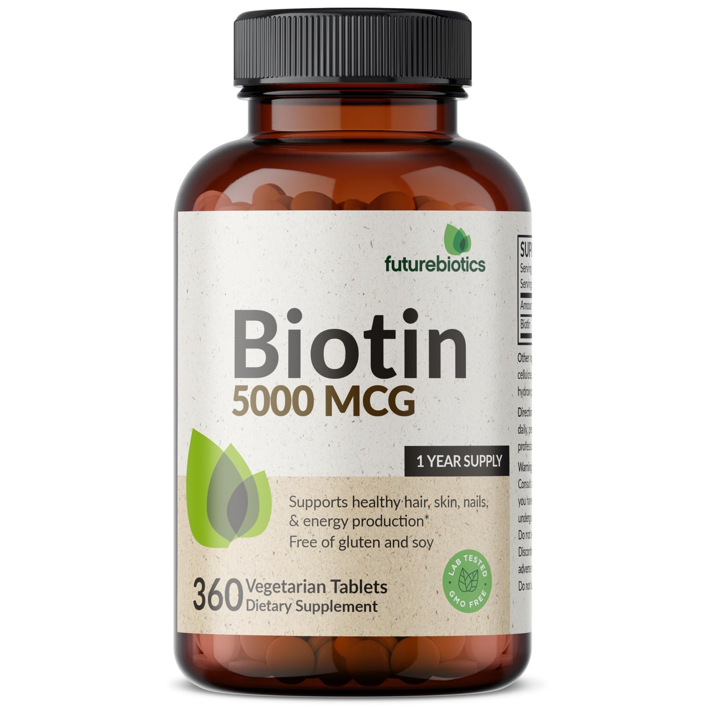 Futurebiotics Biotin 5000 mcg Tablets, 360 Count