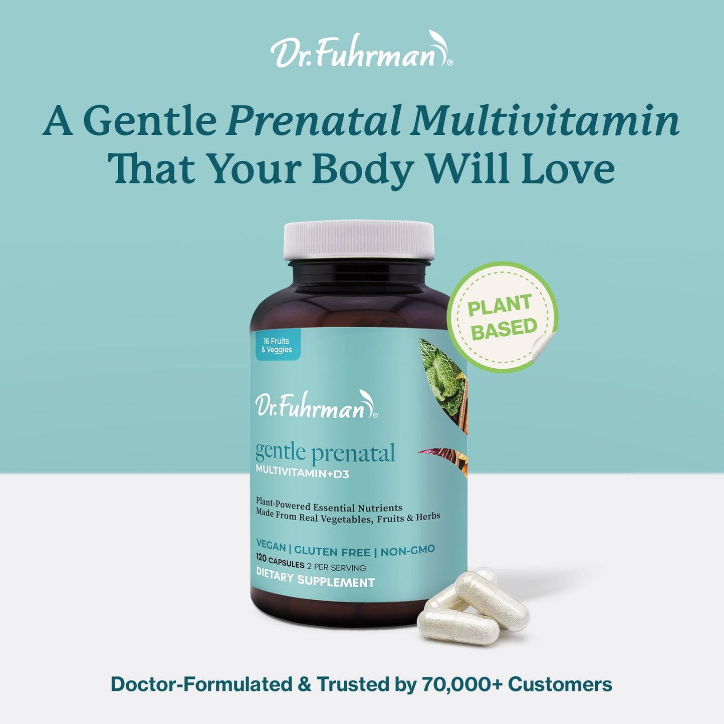 Dr Fuhrman Prenatal Vitamins For Women 120 Capsules
