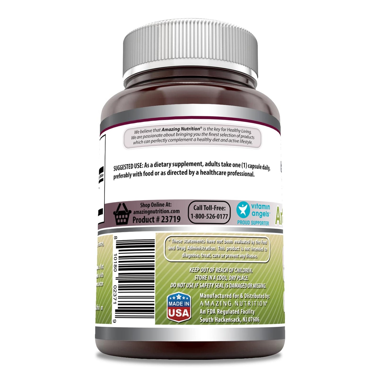 Amazing Nutrition Artichoke Extract 500 Mg Capsule, 360 Capsules