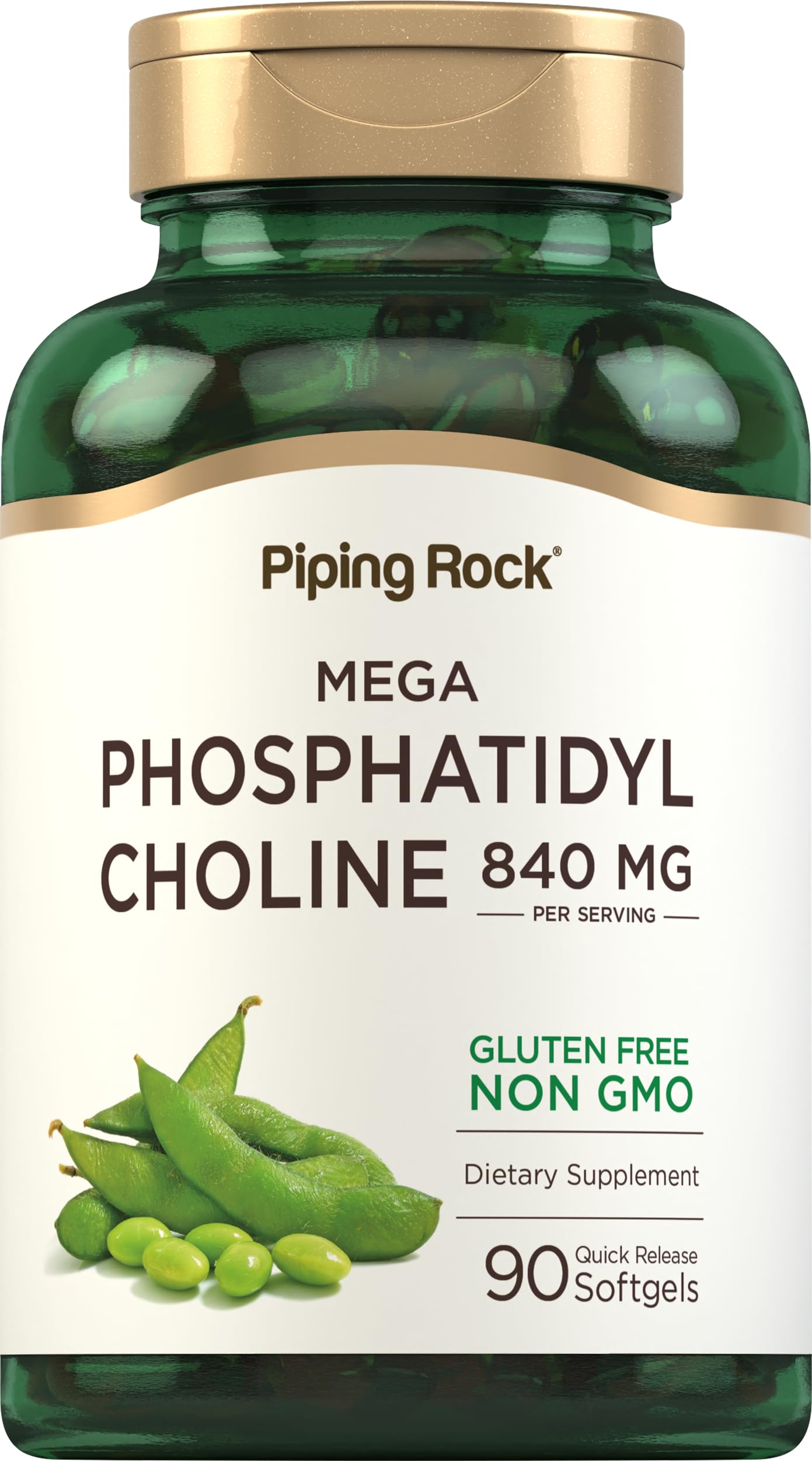 Piping Rock Phosphatidyl Choline Softgels 840mg, 90 Count