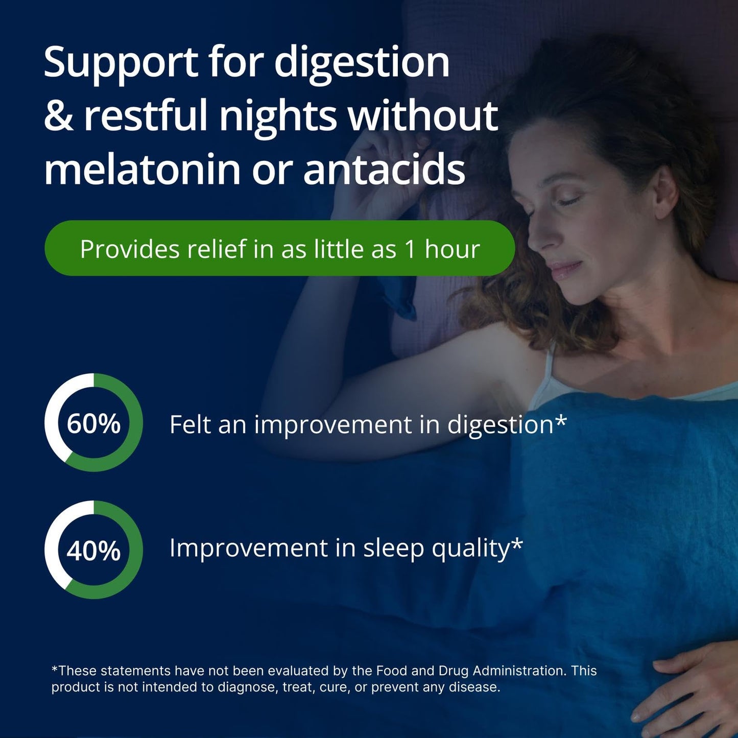 Metagenics UltraFlora Night Rest & Digest Postbiotic Capsule, 30 Capsules