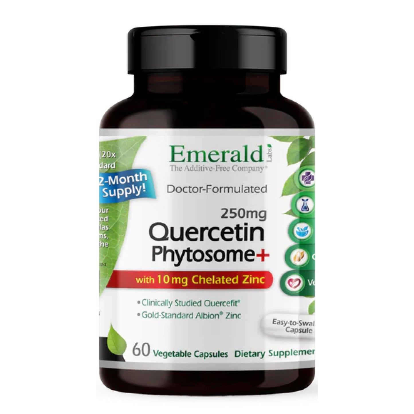 Emerald Labs Quercetin Phytosome Plus Capsules 60