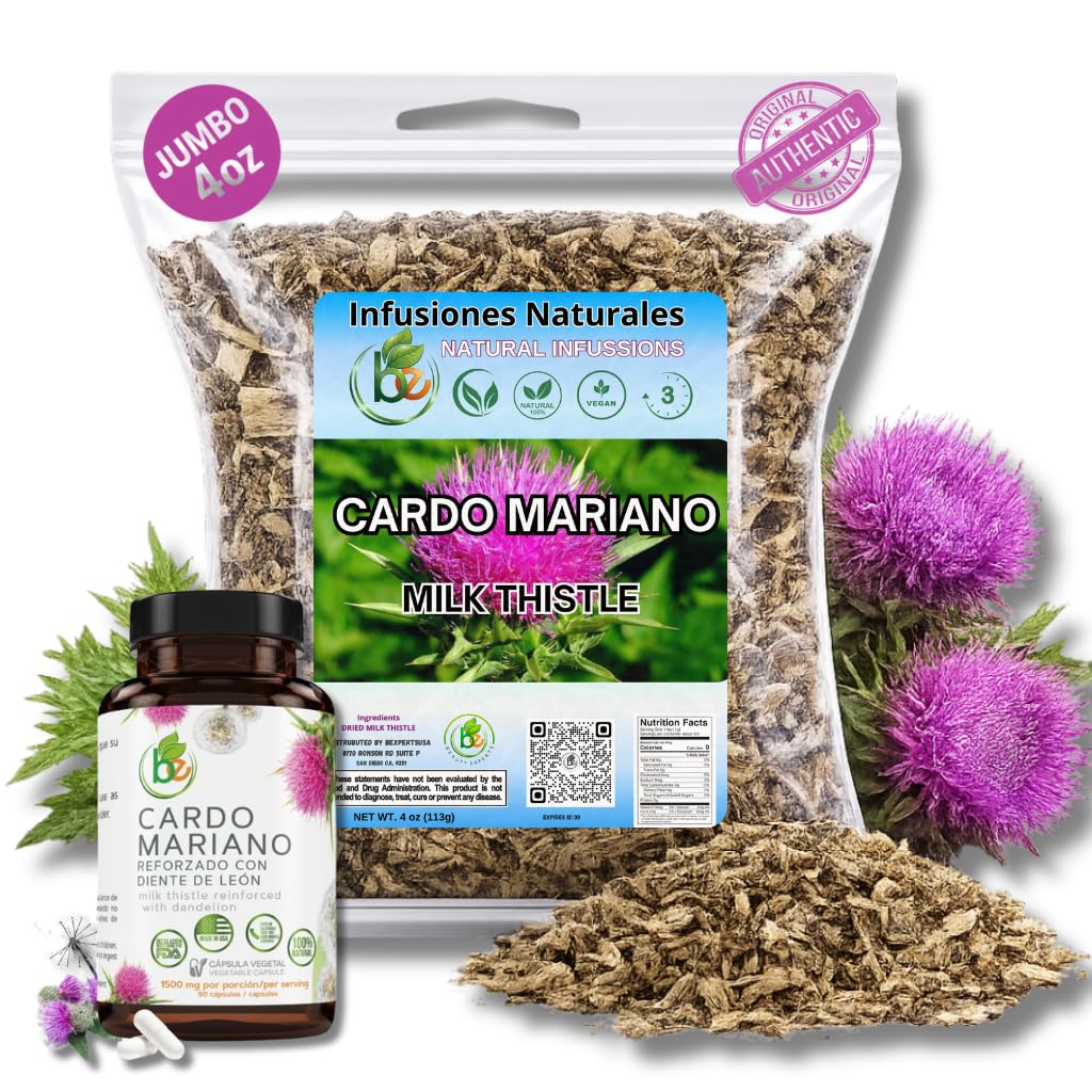 B-Experts Cardo Mariano Milk Thistle Capsules, 60 Capsules