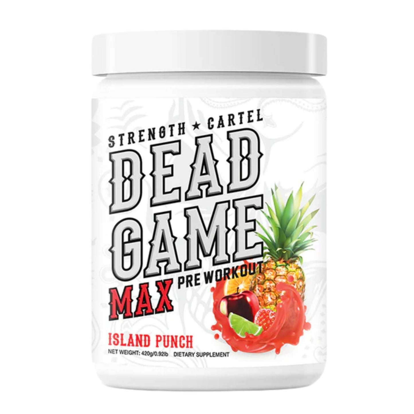 STRENGTH CARTEL Deadgame v2.0 - Island Punch Powder 14.8151 Ounces