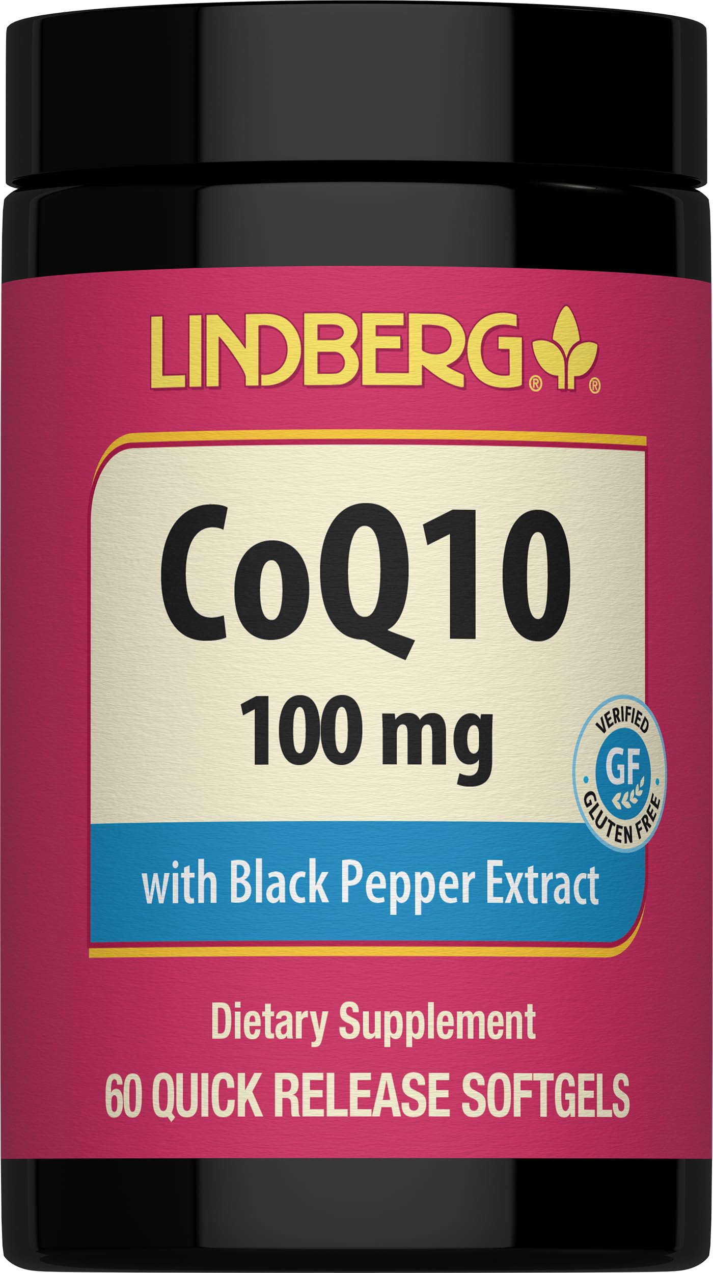 LINDBERG CoQ10 100mg Softgels 60