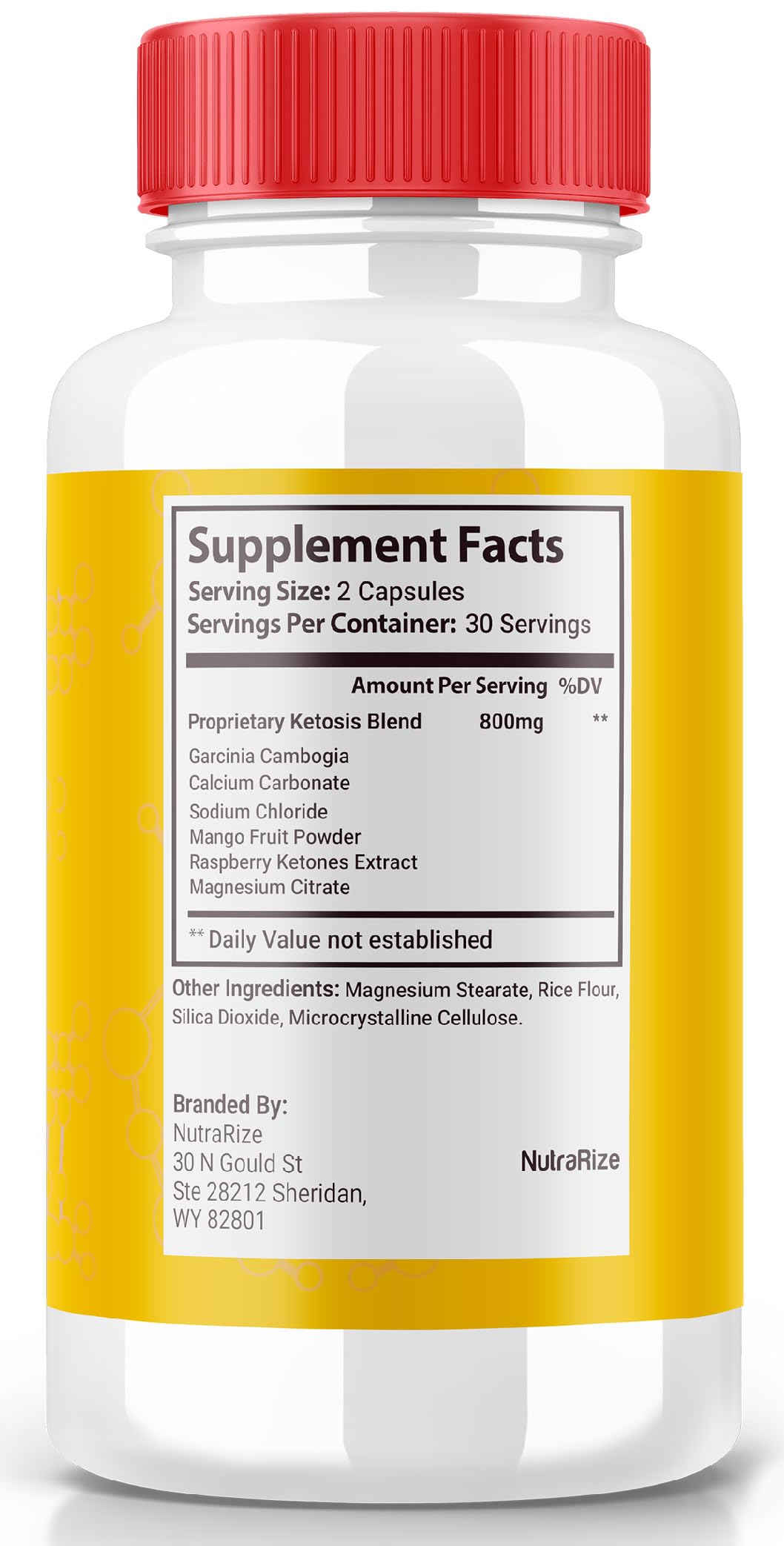 NutraRize Keto Excel Capsules, 60 Count