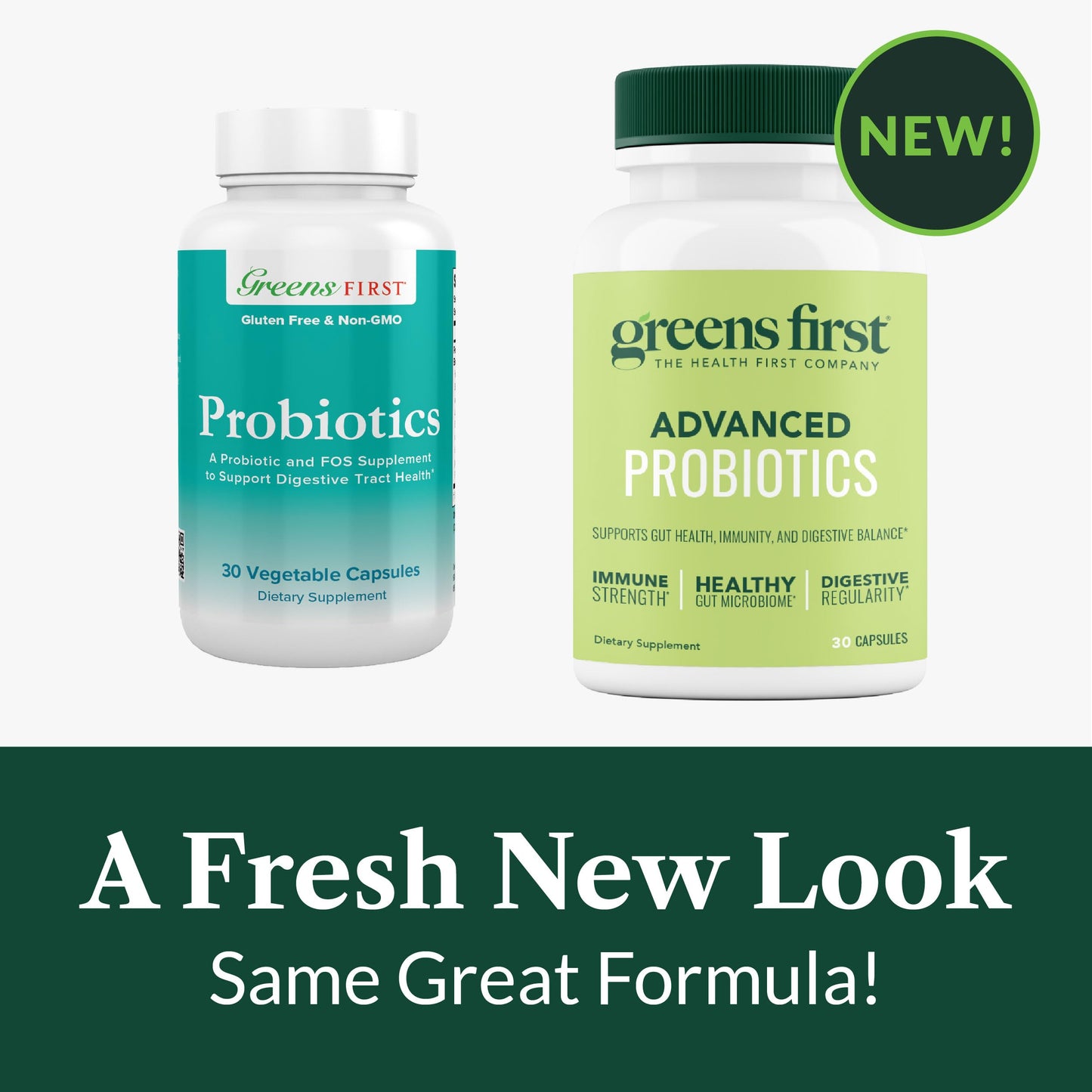 Greens First Probiotics, 30 Capsules