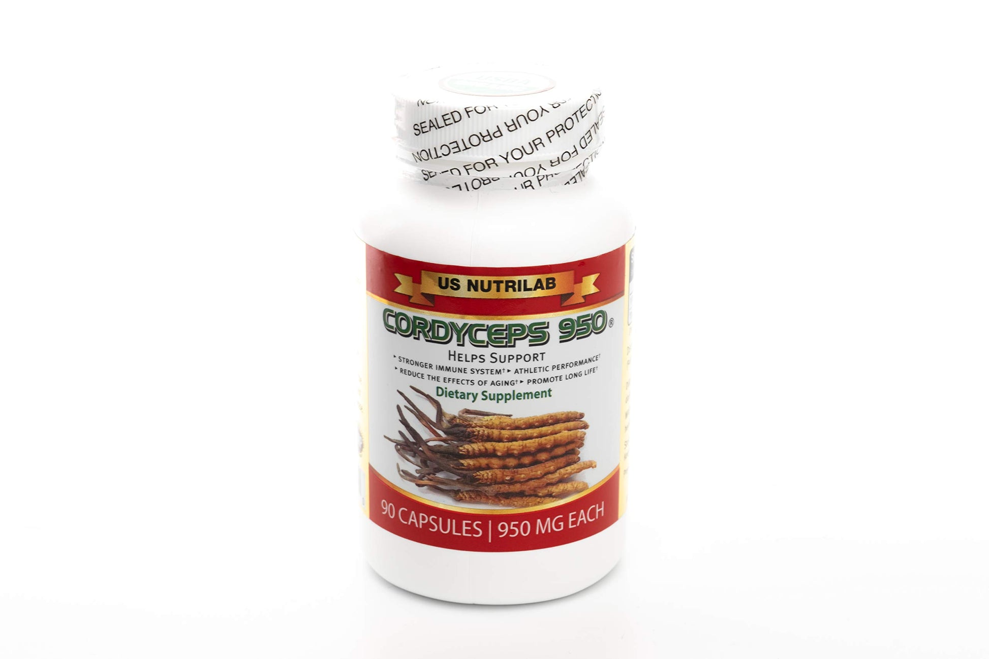 Cordyceps 950 USDA Organic Capsules 1 Count
