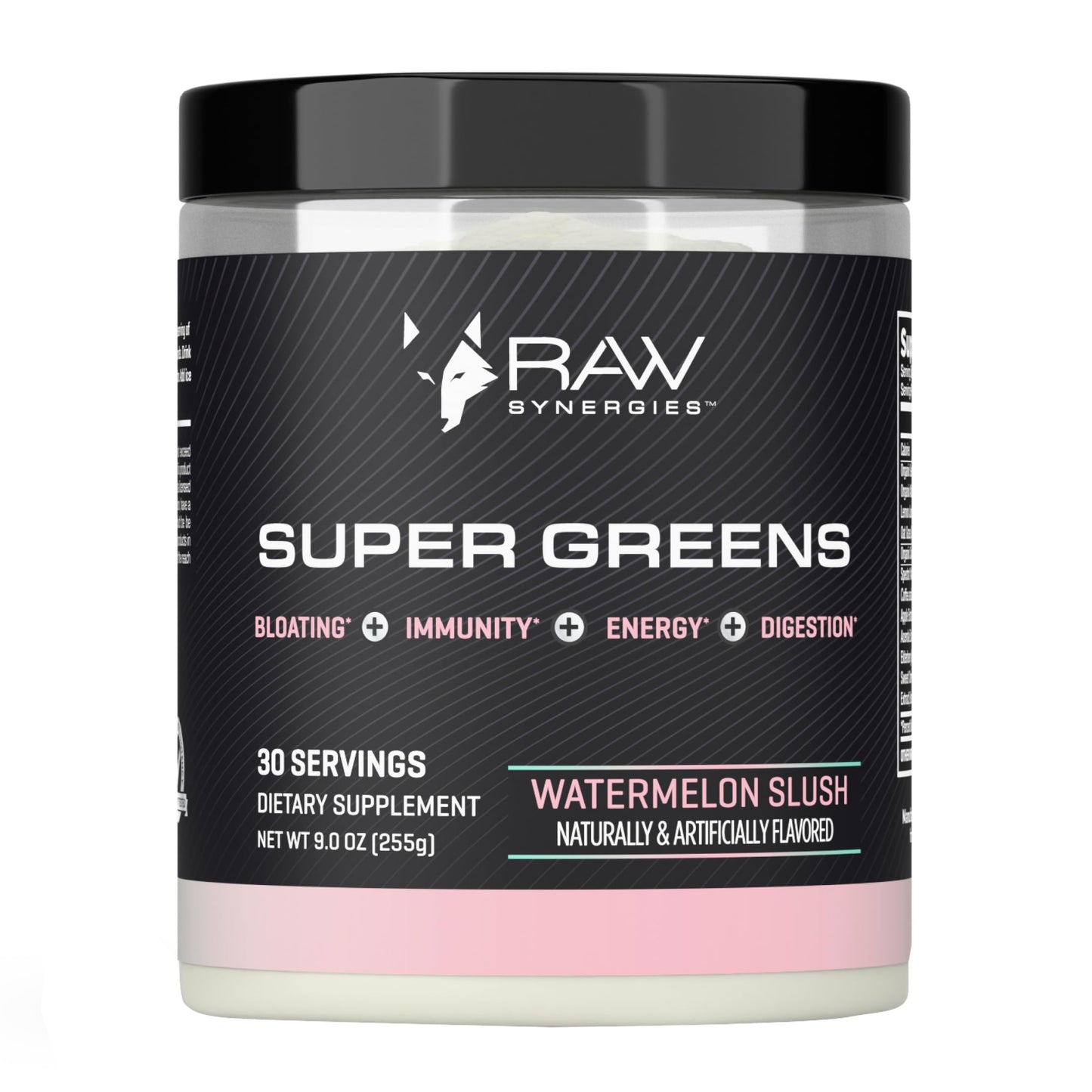 RAW Synergies Daily Superfoods Greens Watermelon Powder 22.58 Ounce