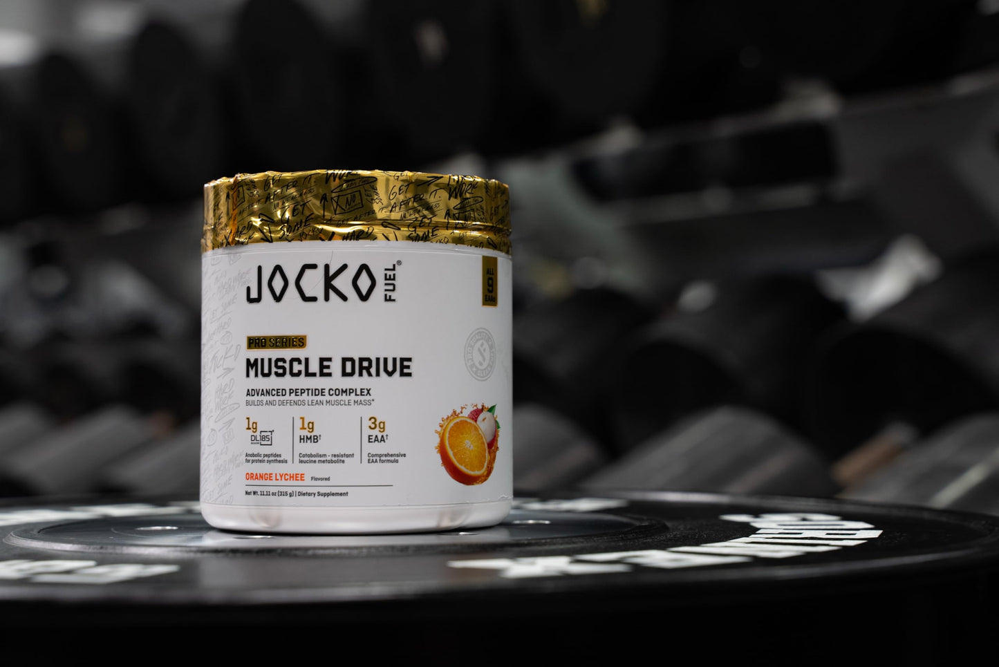 Jocko Fuel Muscle Drive Pro Series Orange Lychee Powder 30 Servings