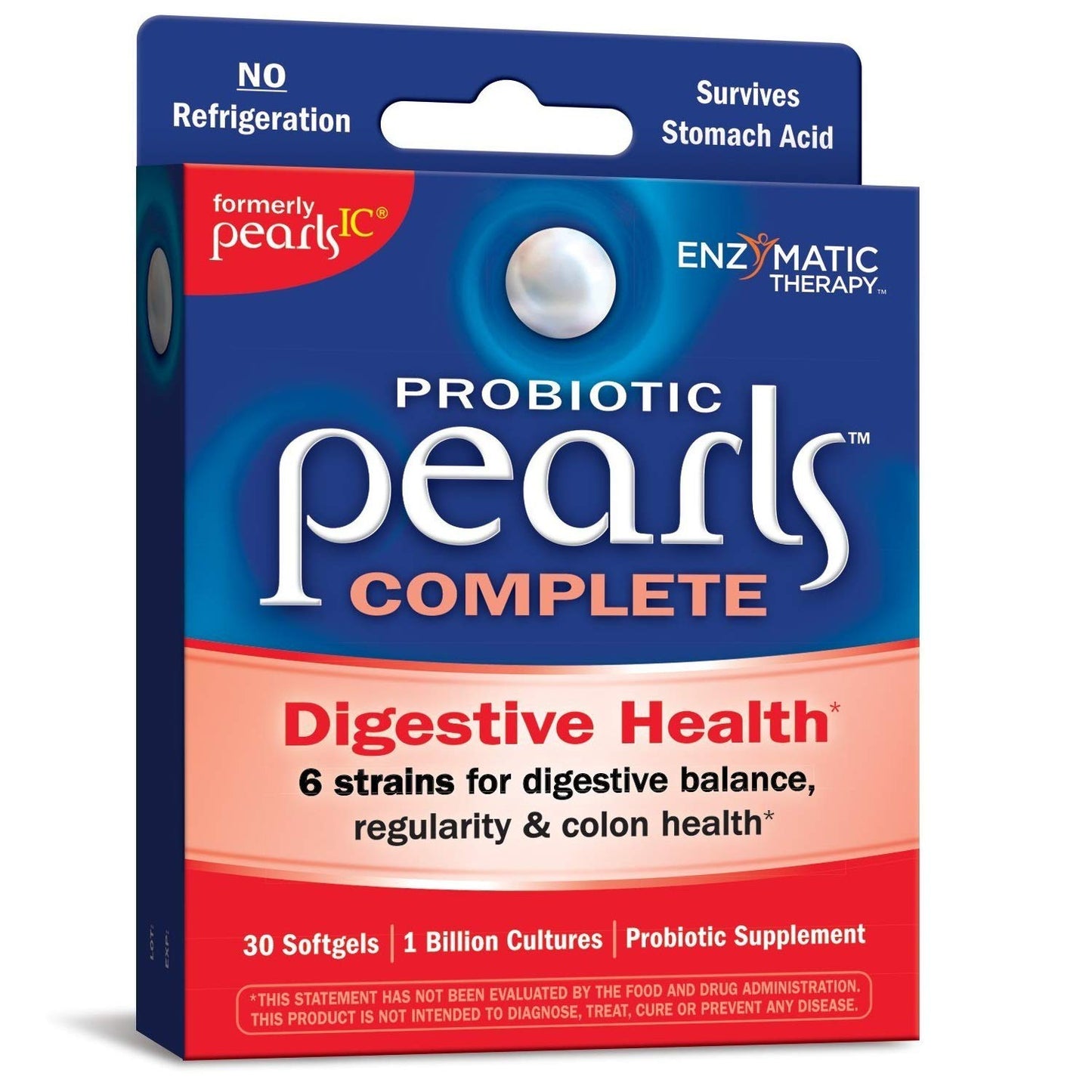 Enzymatic Therapy Pearls IC Intensive Care Probiotics 60 Capsules