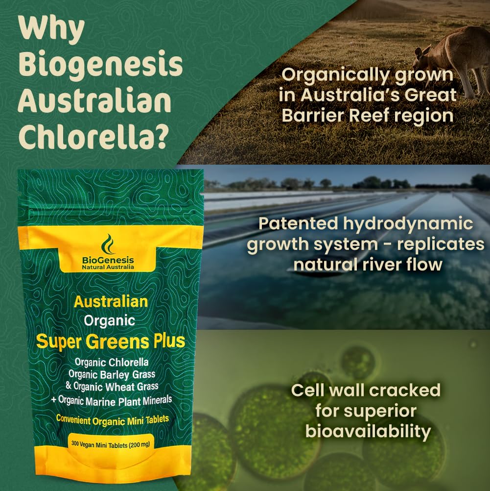 Biogenesis SuperGreens Plus Tablets 300 Count