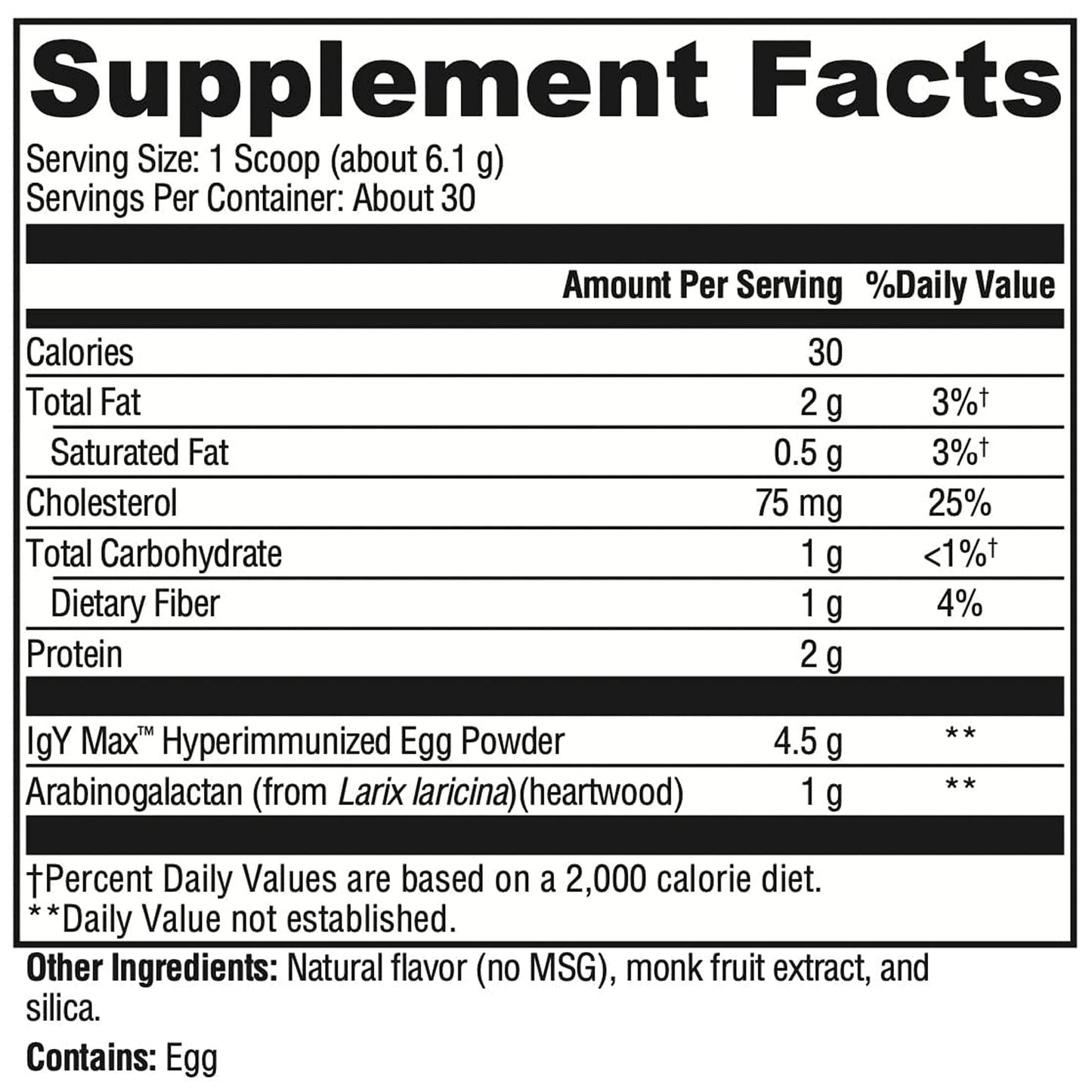 XYMOGEN IG 26 Plus DF Dairy-Free Immunoglobulin Powder 6.46 oz
