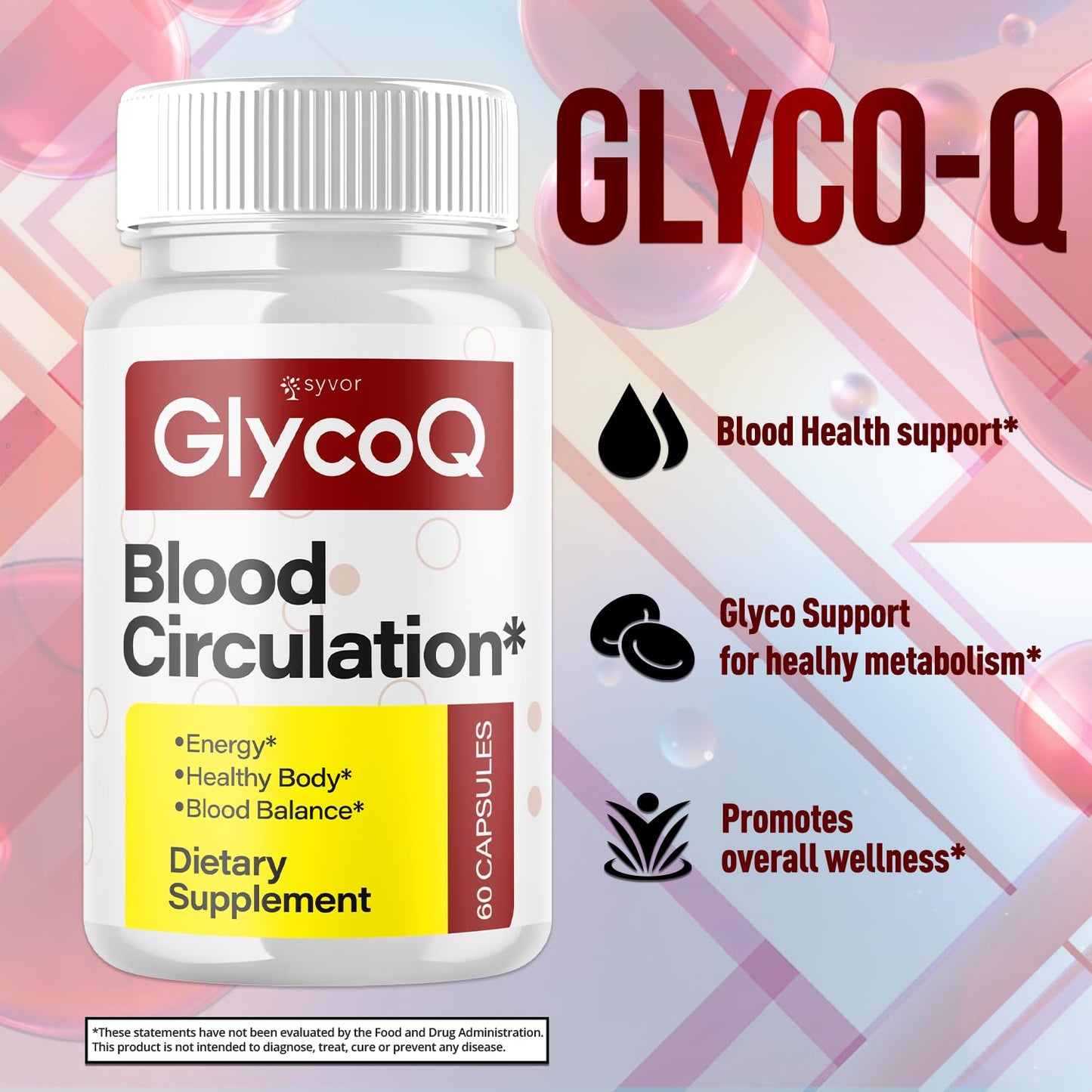 Pharmagetics GlycoQ Capsules 60 Capsules