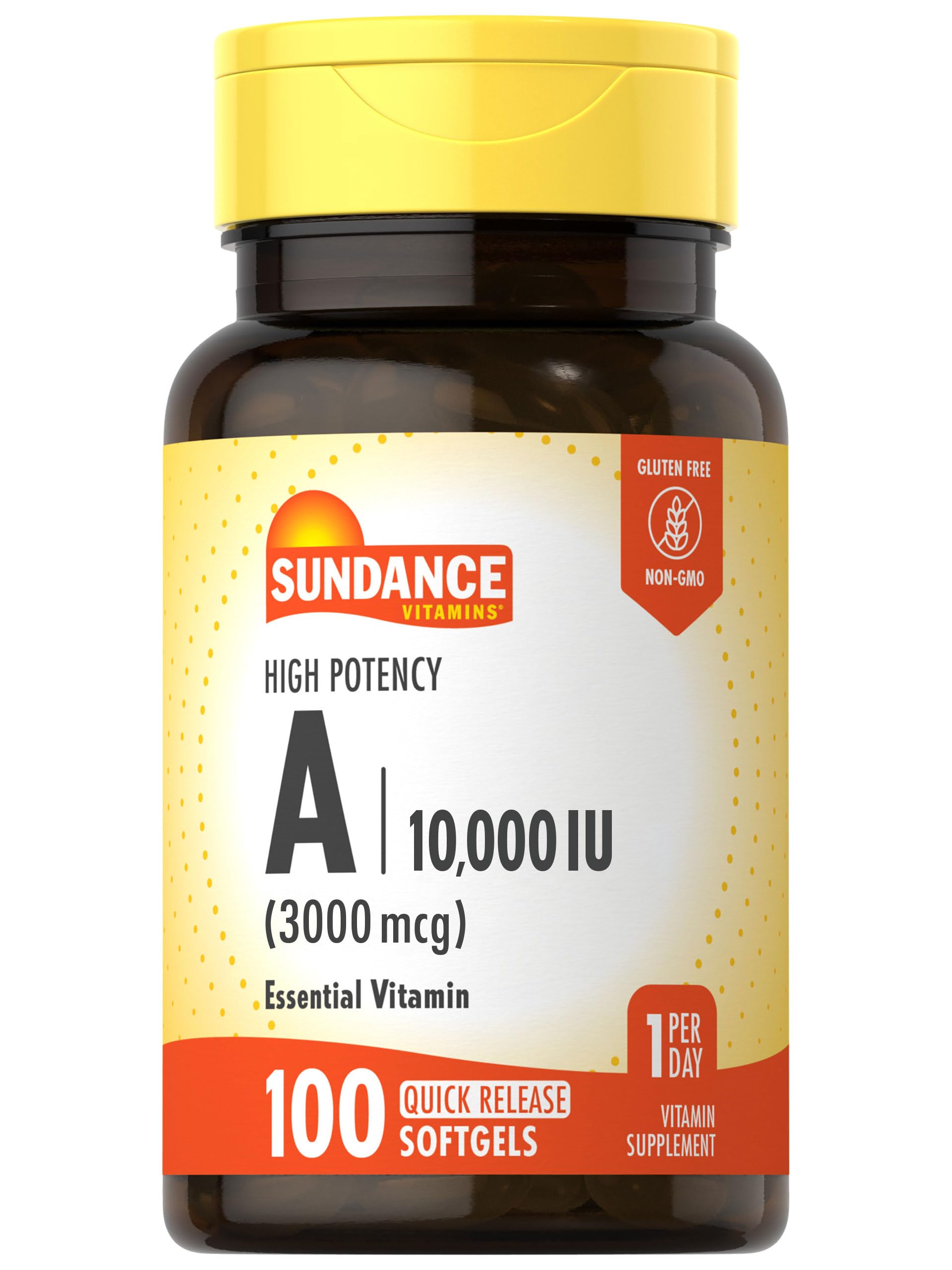 Sundance Vitamin A Softgel 100 Count