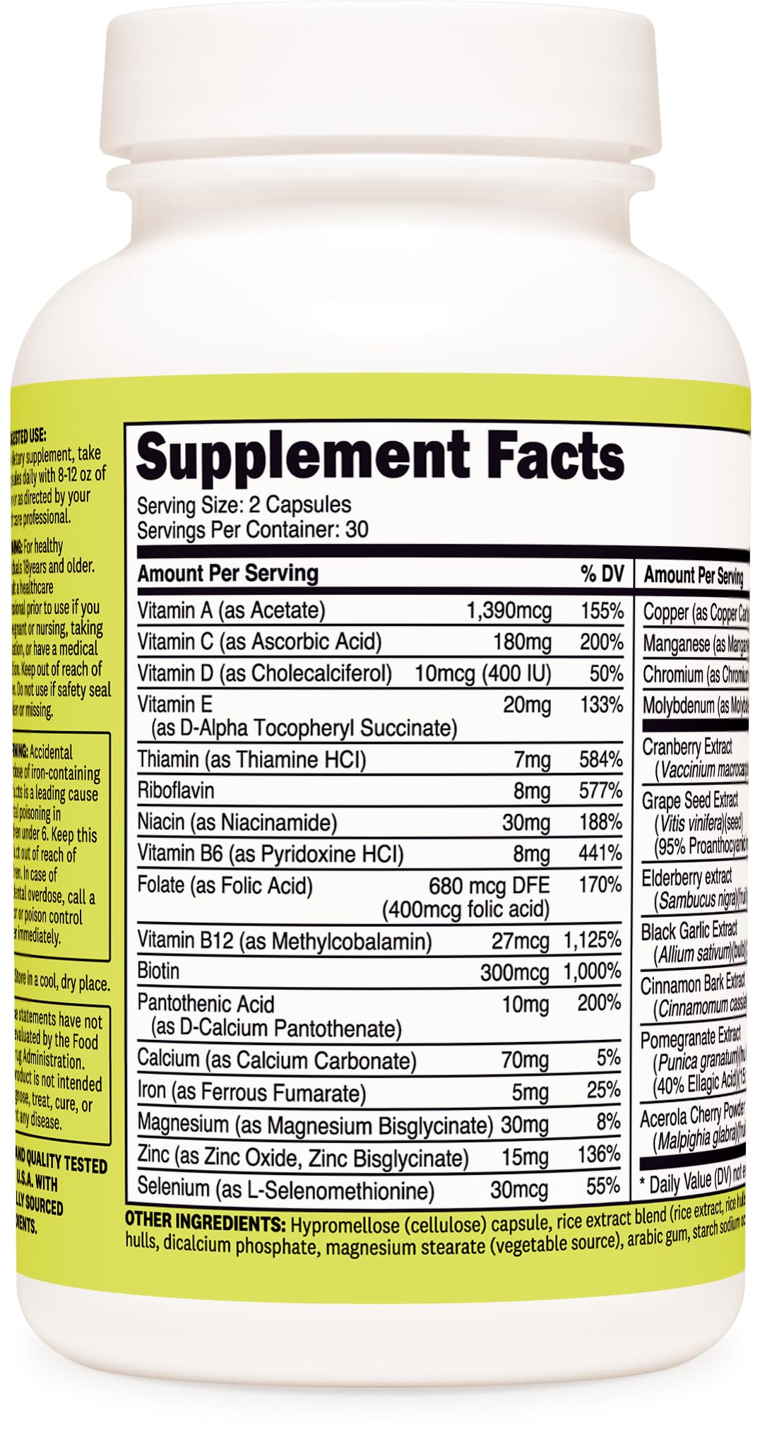 Wellah Women's Multivitamin Capsule 60 Count