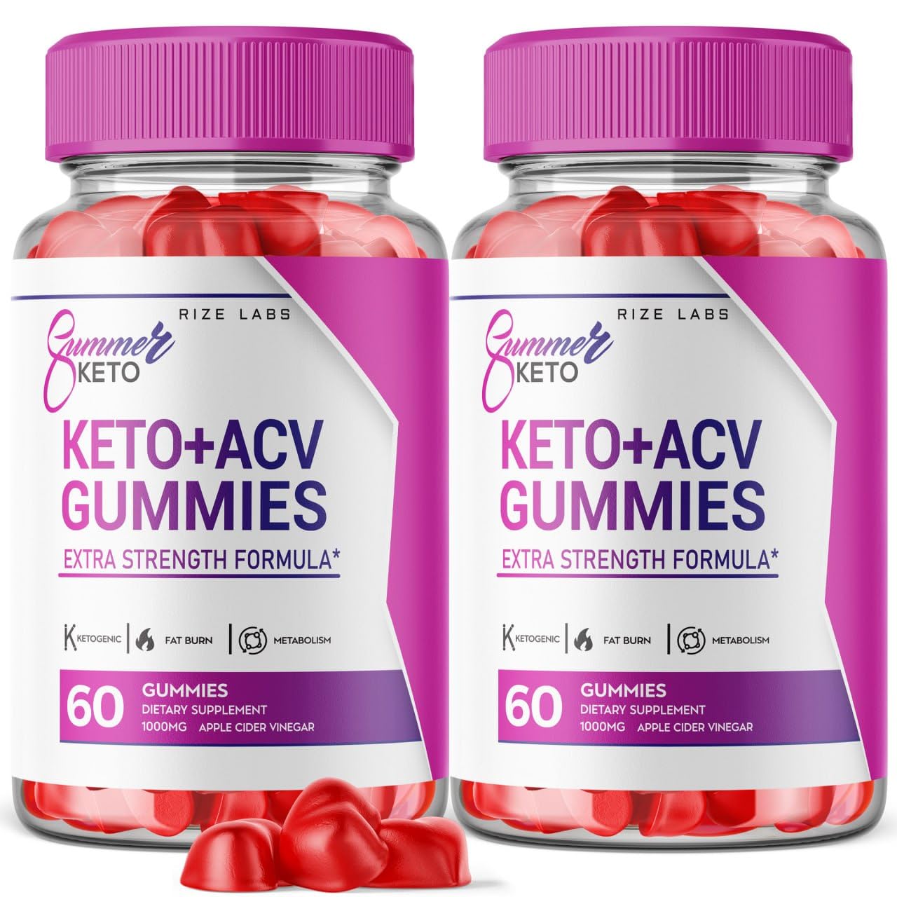 rize labs Summer Keto+ACV Gummies 120
