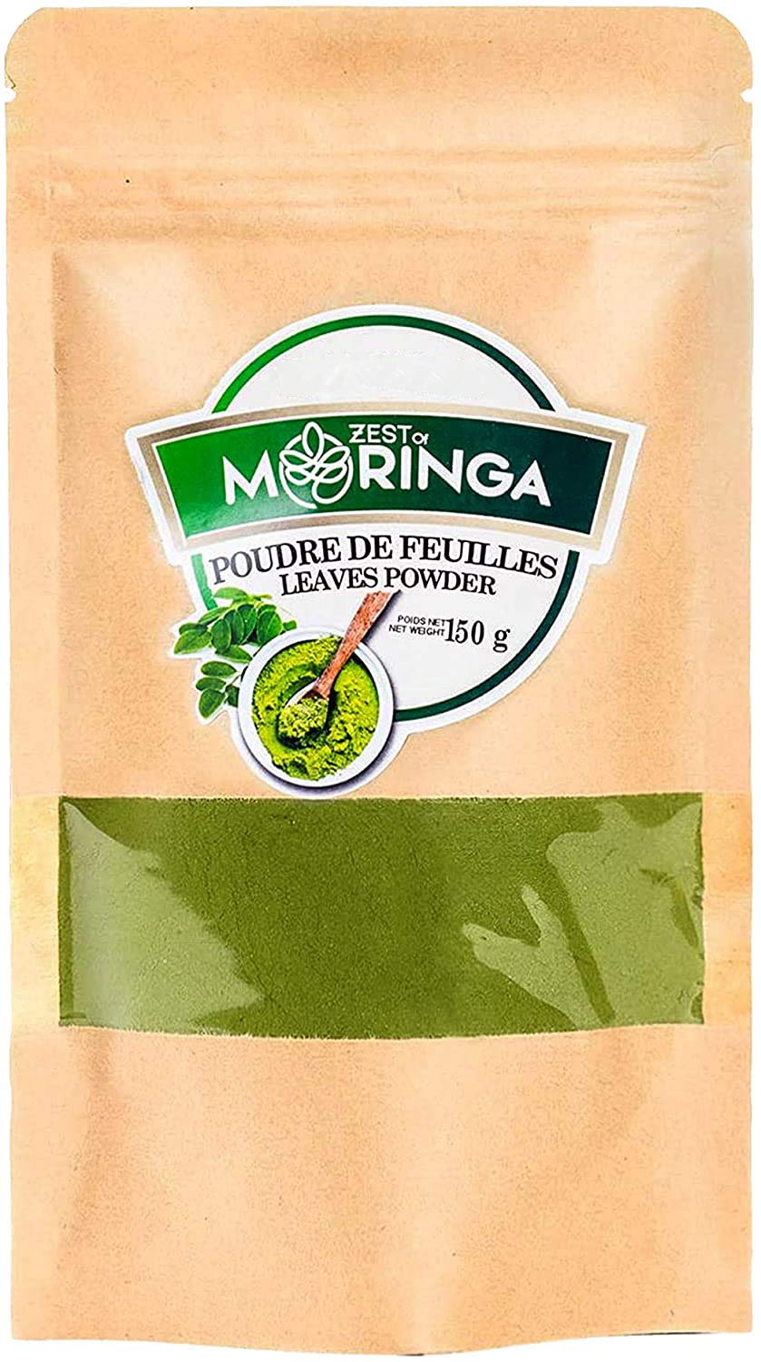 Zest Of Moringa Pure Moringa Oleifera Powder 5.29 Ounce